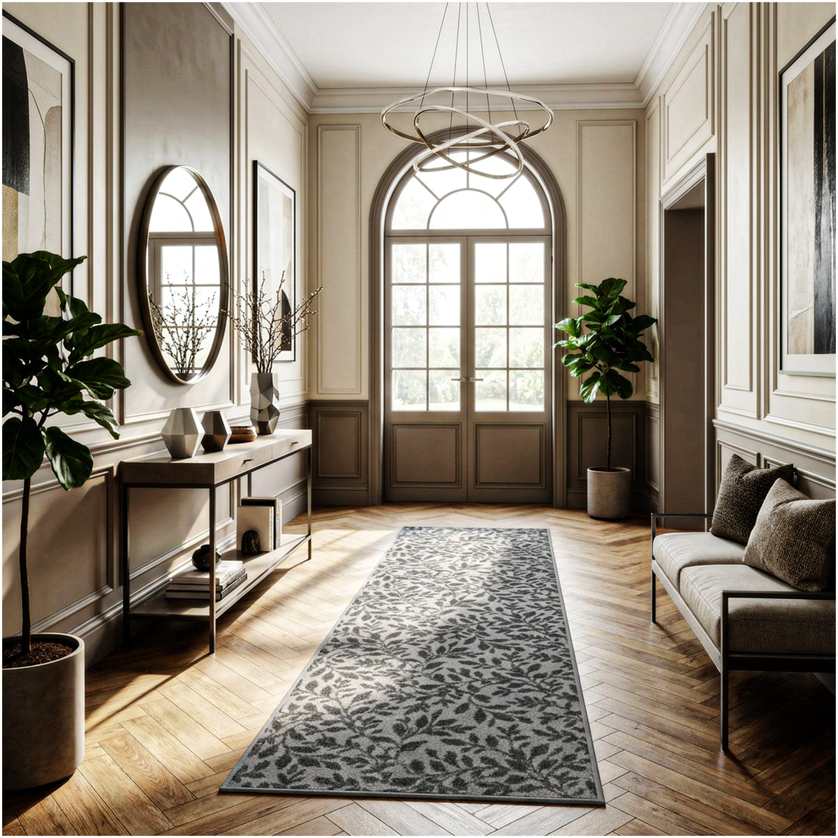 Milliken Hidden Trail Nature Pattern Indoor Area Rug – Custom Sizes