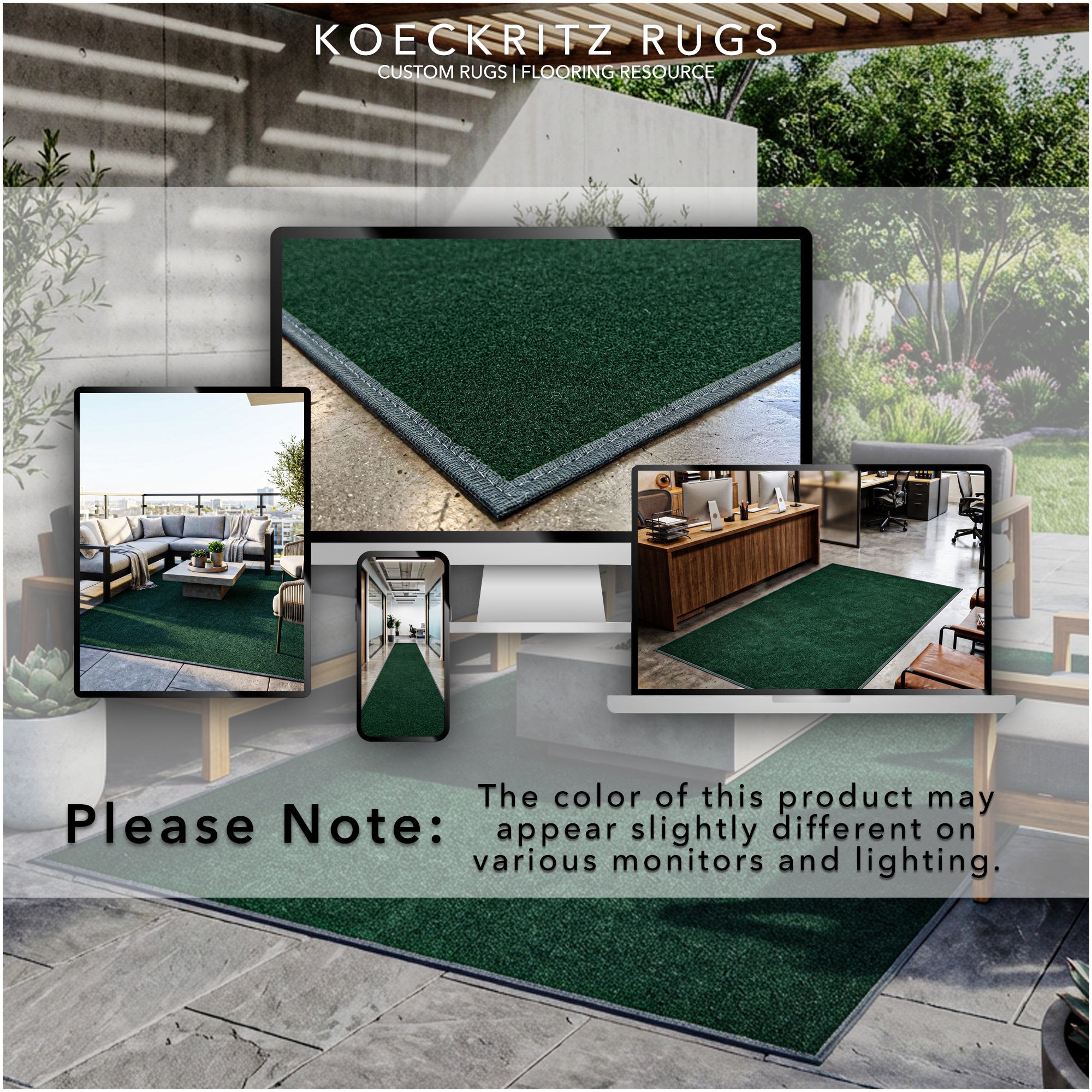 Valdosta Indoor Outdoor Carpet Rug – Durable, Soft, Custom Sizes
