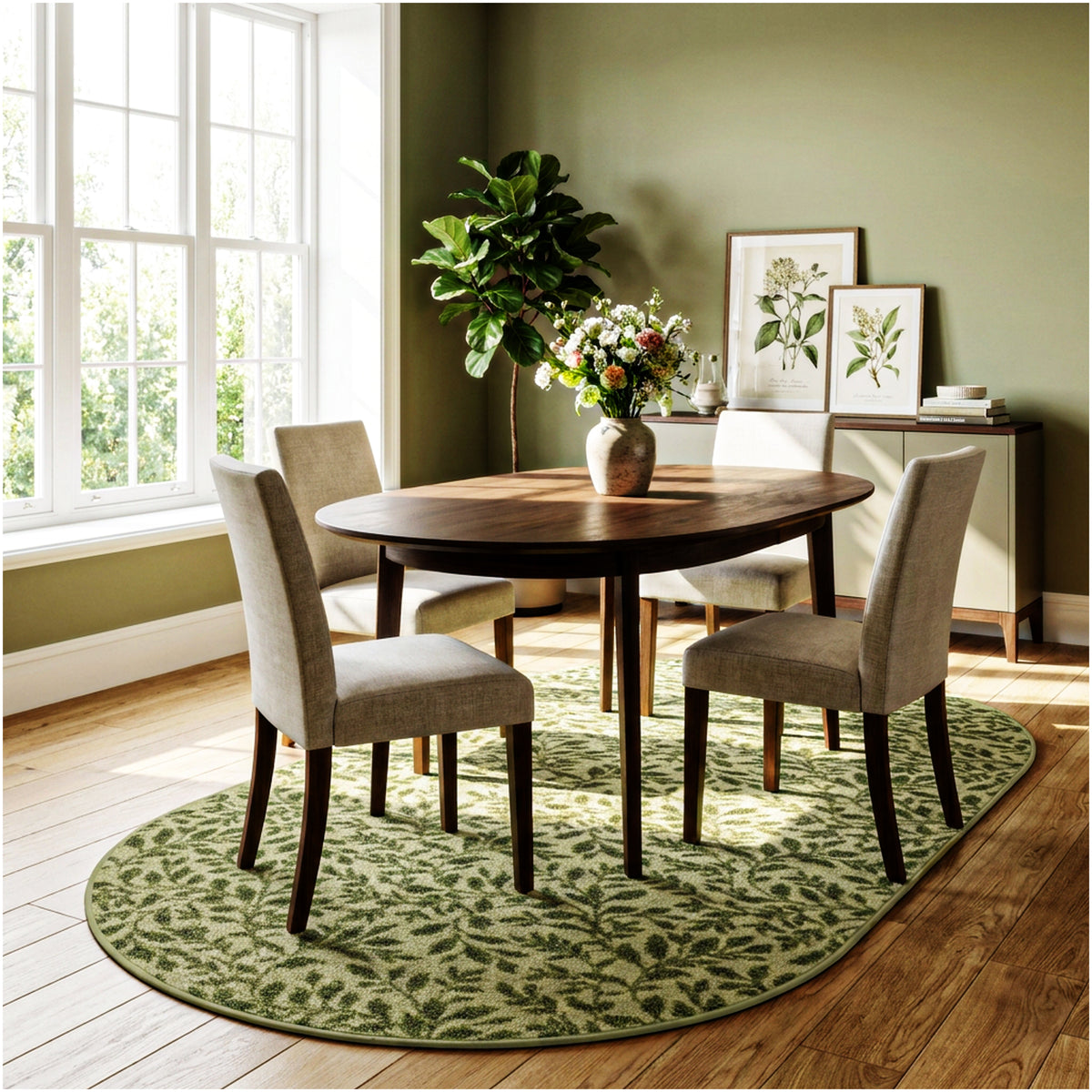 Milliken Hidden Trail Nature Pattern Indoor Area Rug – Custom Sizes