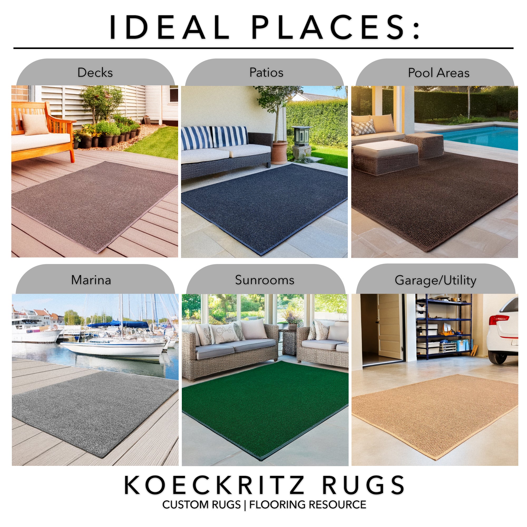 Hatteras Indoor–Outdoor Custom Area Rug