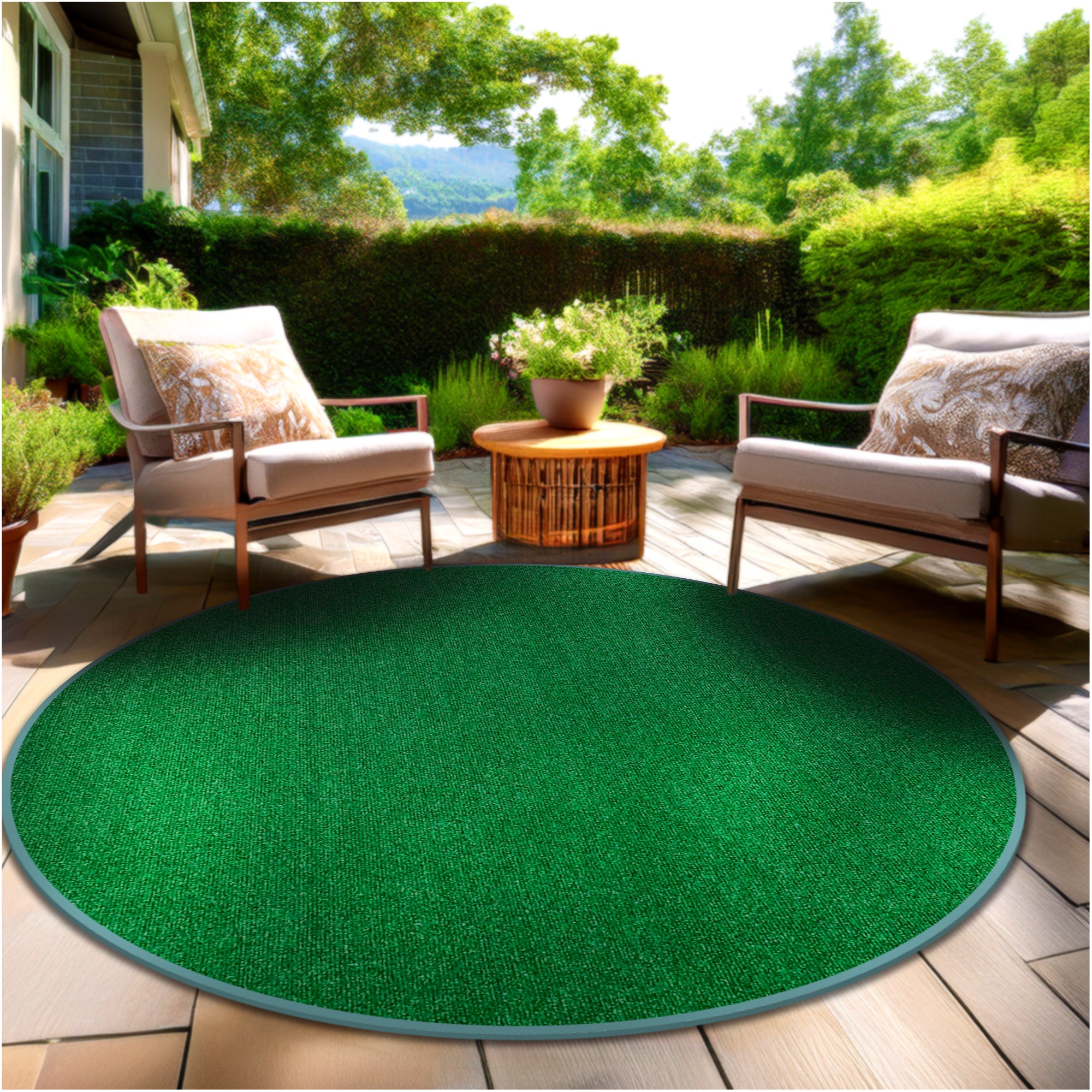 Roanoke Rib Indoor-Outdoor Area Rug in Custom Sizes - Sample