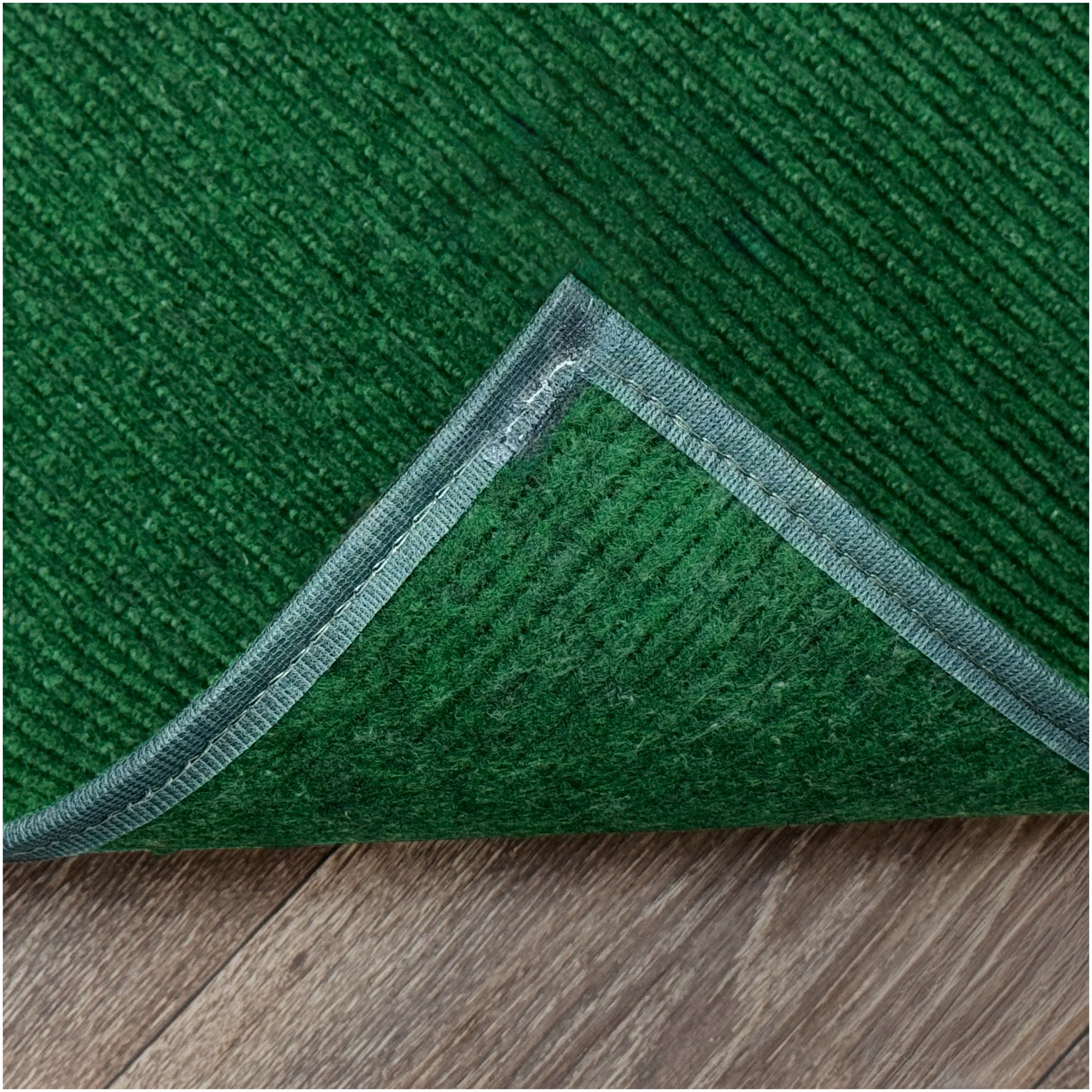 Wassaw Ribbed Indoor/Outdoor Area Rug – Lightweight PET Fiber, 6 Colors