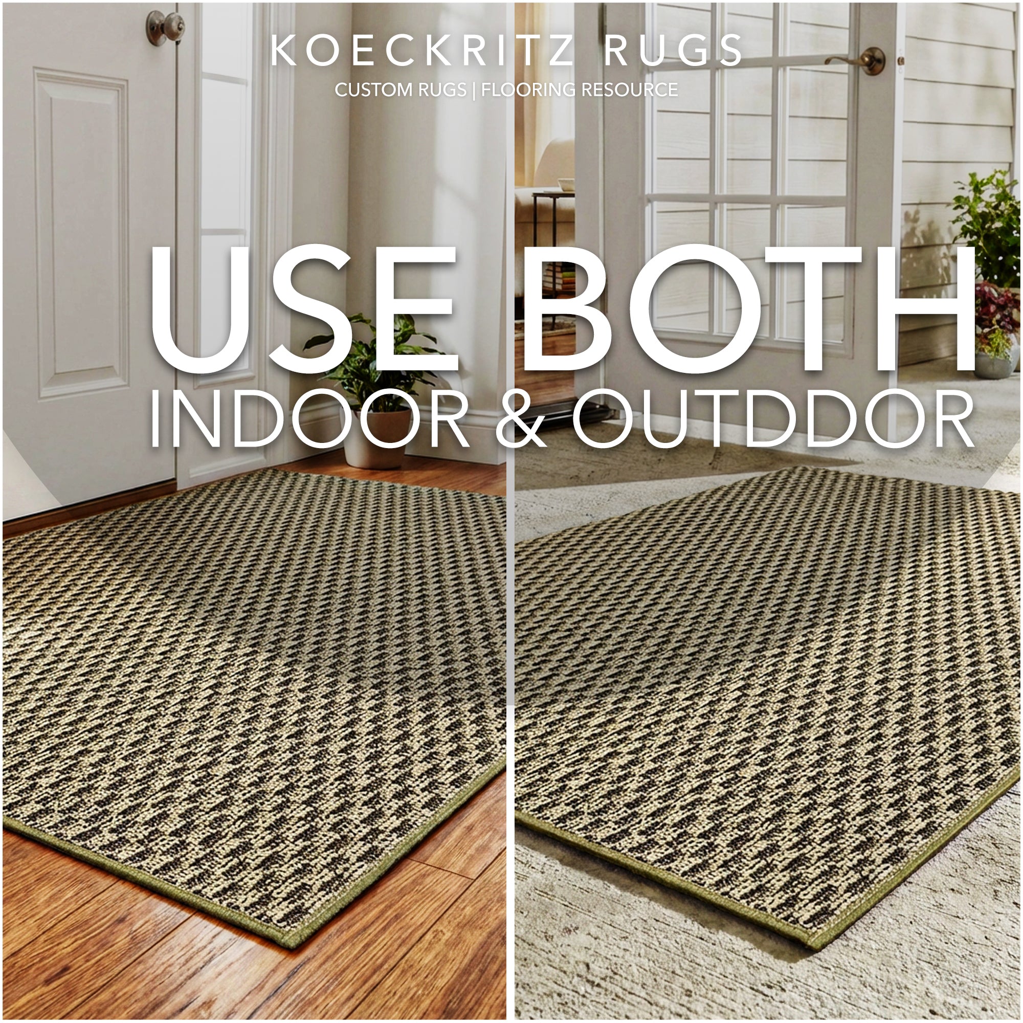 Pattern Play Level Loop Area Rug – Indoor/Outdoor | 5 Colors Available