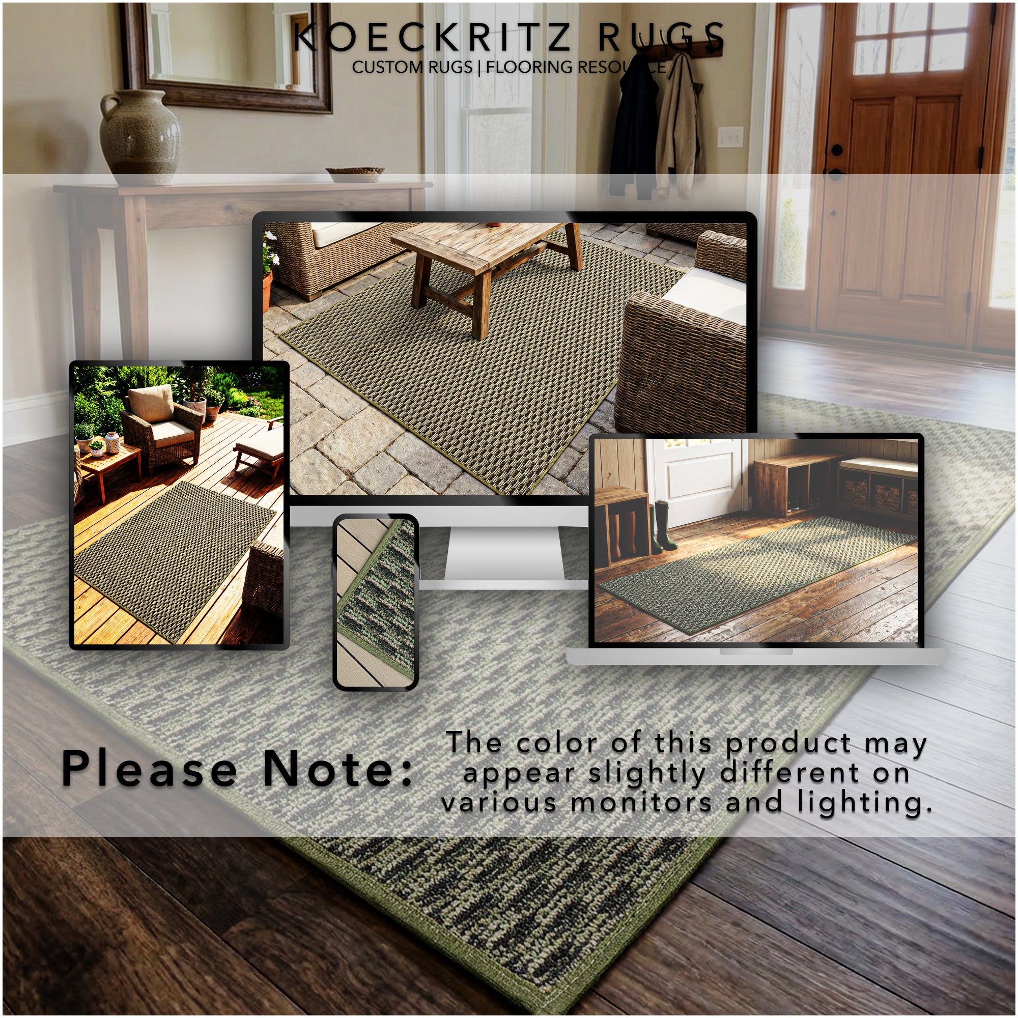 Pattern Play Level Loop Area Rug – Indoor/Outdoor | 5 Colors Available