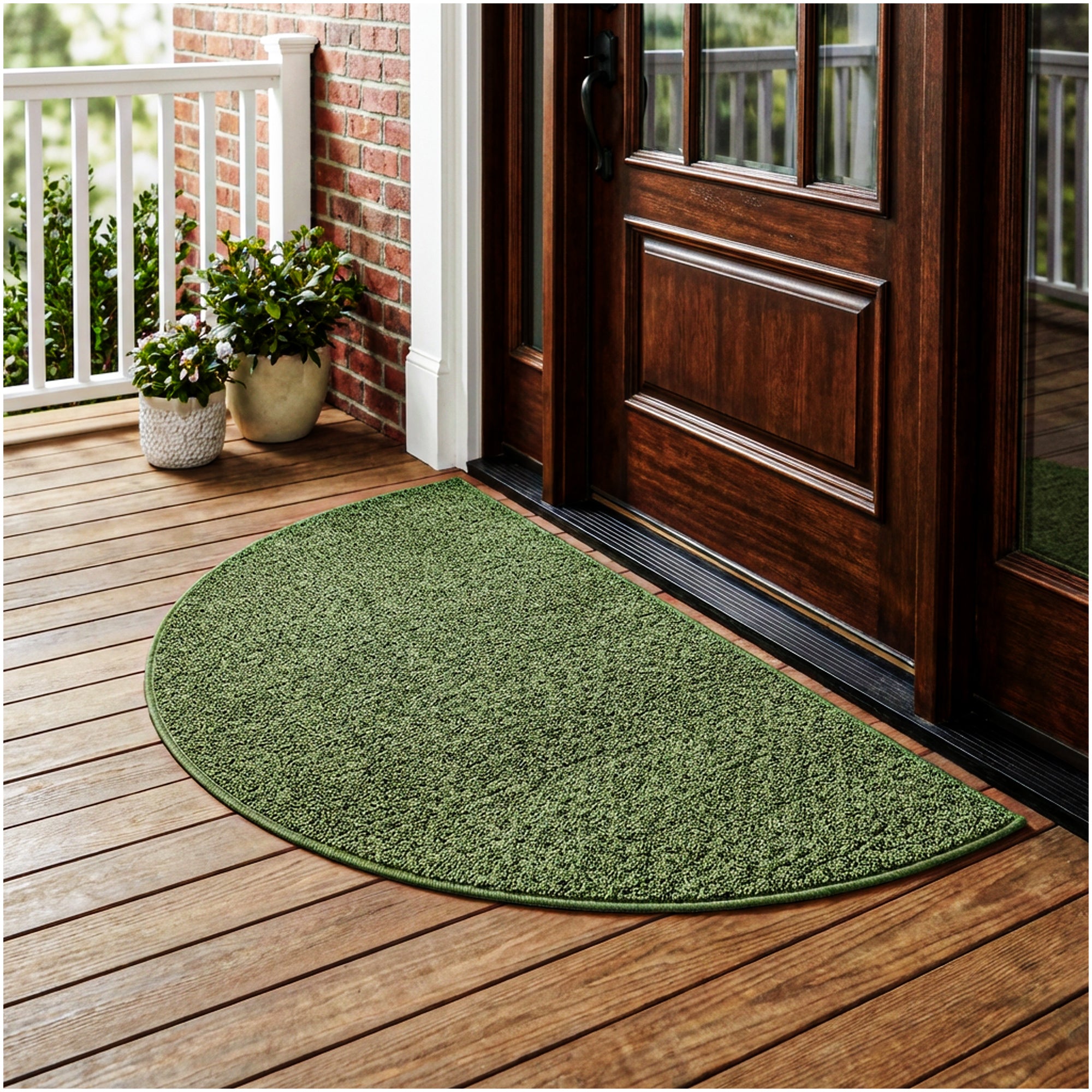 Garden Escape Indoor/Outdoor Area Rug with Premium Bound Edges – 6 Colors