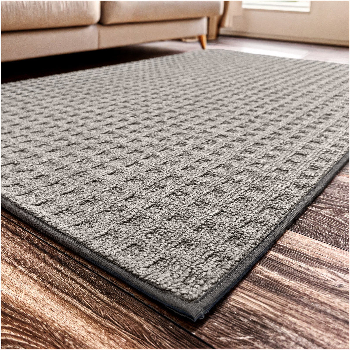 Quadrille Berber Pattern Indoor Area Rug – Custom Sizes
