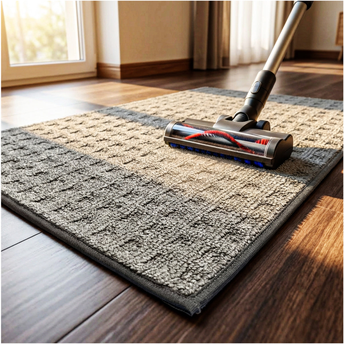 Quadrille Berber Pattern Indoor Area Rug – Custom Sizes