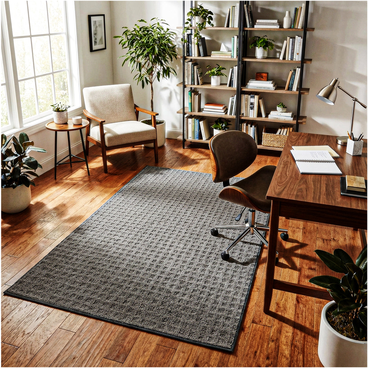 Quadrille Berber Pattern Indoor Area Rug – Custom Sizes
