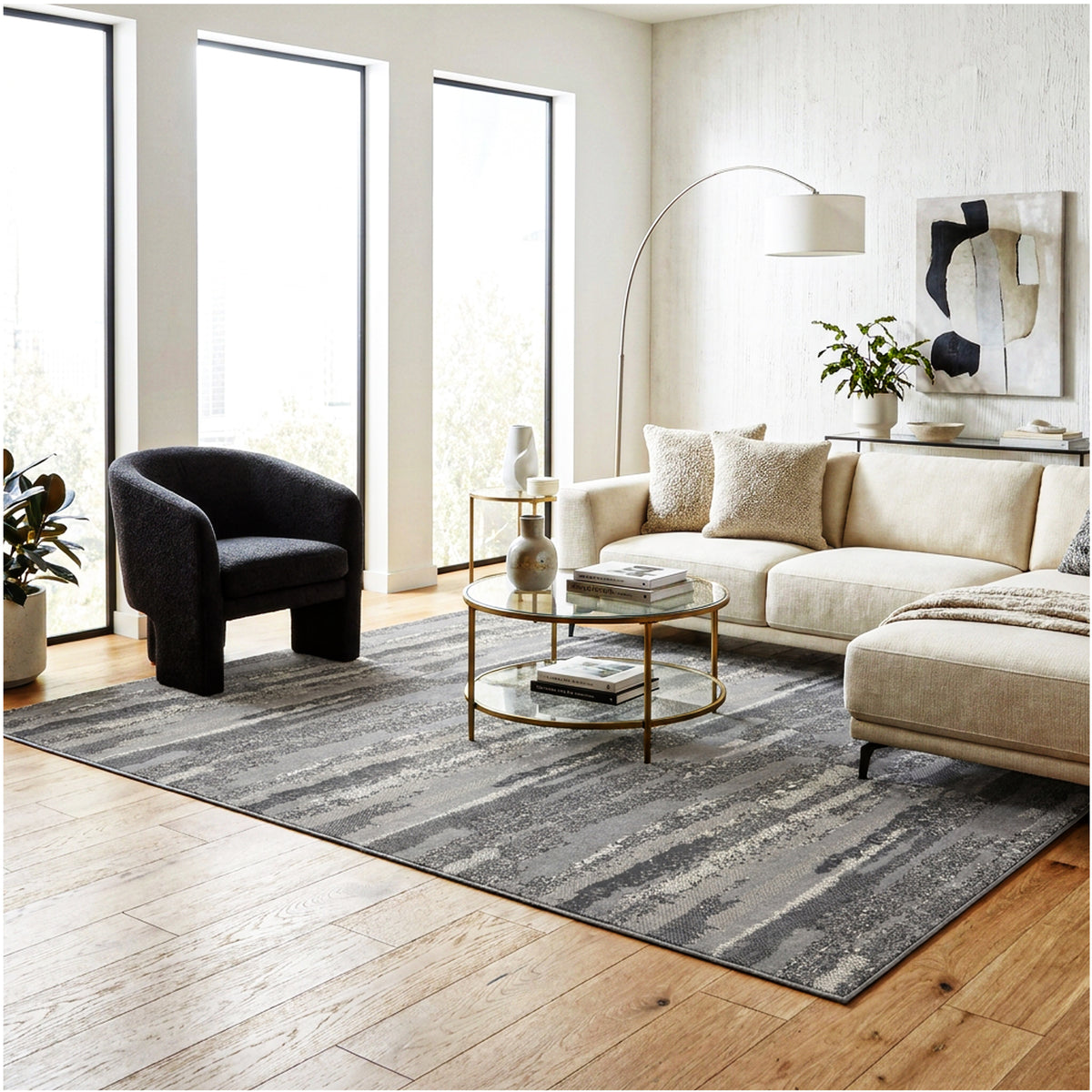 Tribeca by Kane Carpet Indoor Area Rug – Custom Sizes