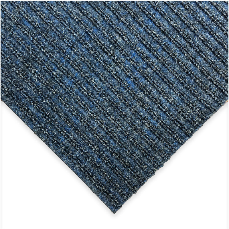 Inspiration Indoor-Outdoor Blue 5’ x 8’ Area Rug – Rubber Back Non-Slip