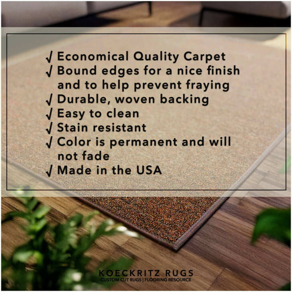 Trailblazer Standard Area Rug – Indoor Use & Limited Outdoor Durability (8 Colors)