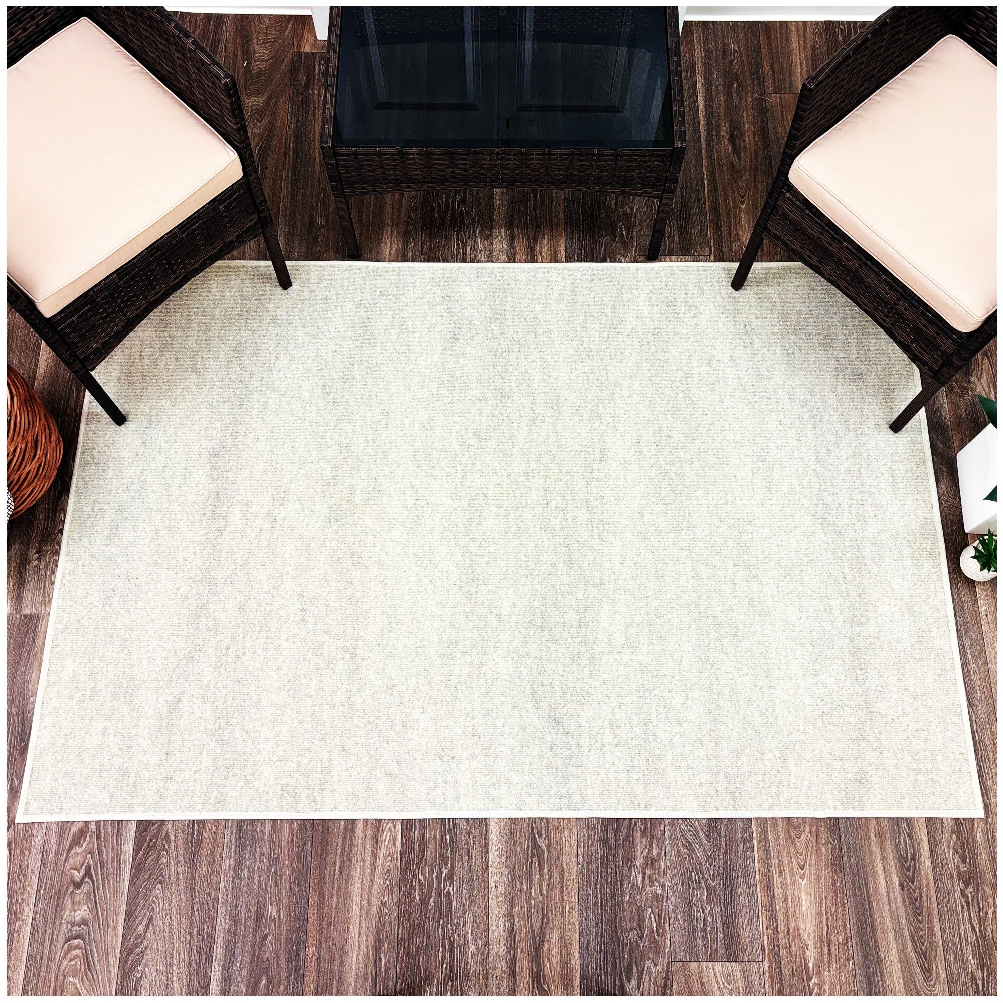 Ribbed Indoor-Outdoor Area Rug