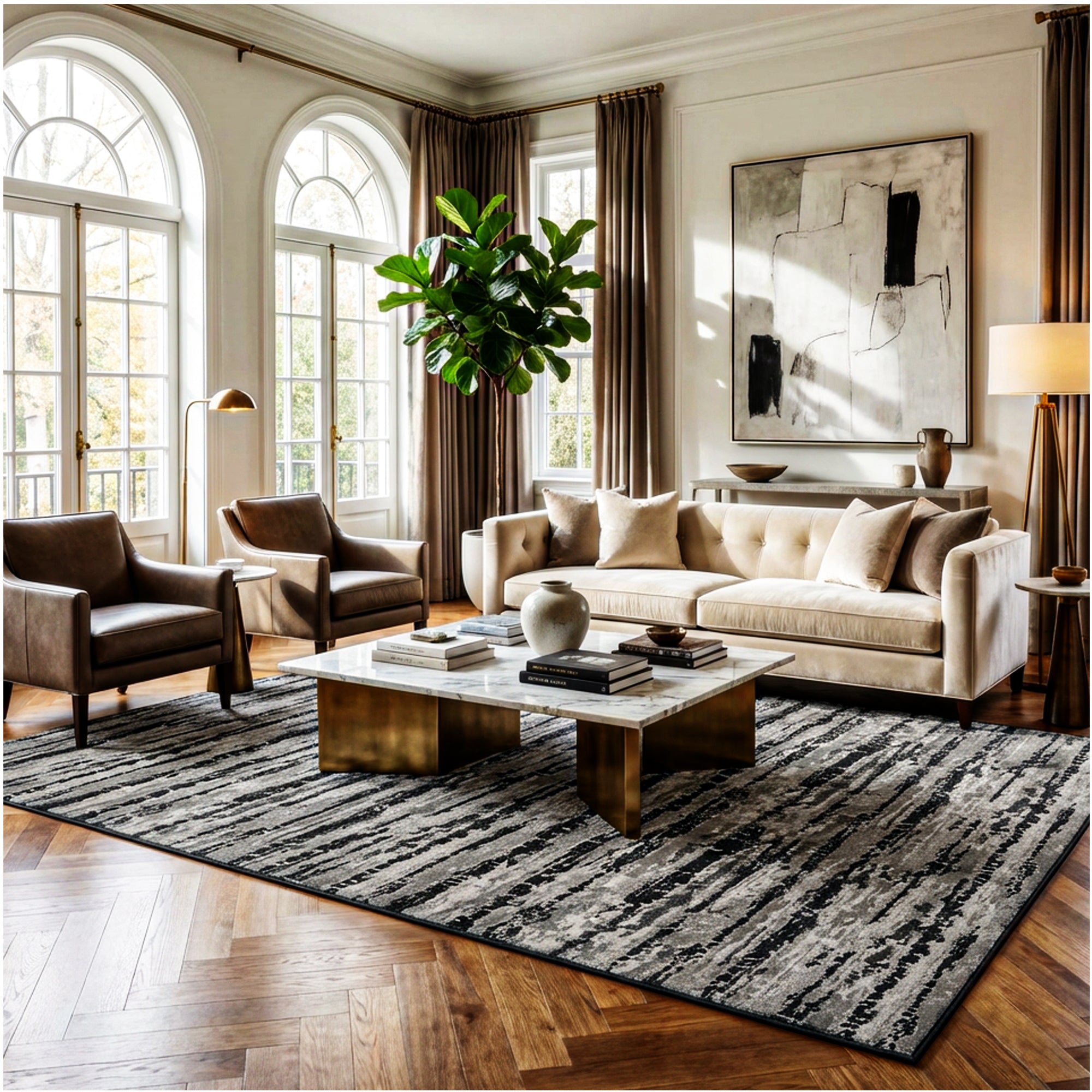 Kane Bangalore Himalaya Collection Abstract Indoor Area Rug