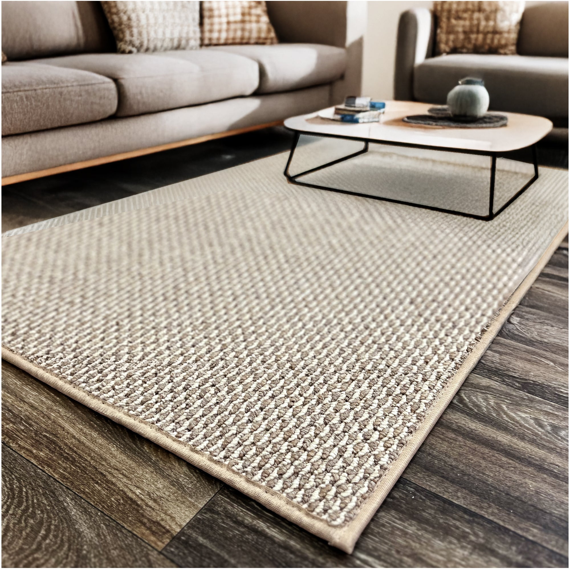 Starlight Level Berber Loop Indoor Area Rug Carpet Collection