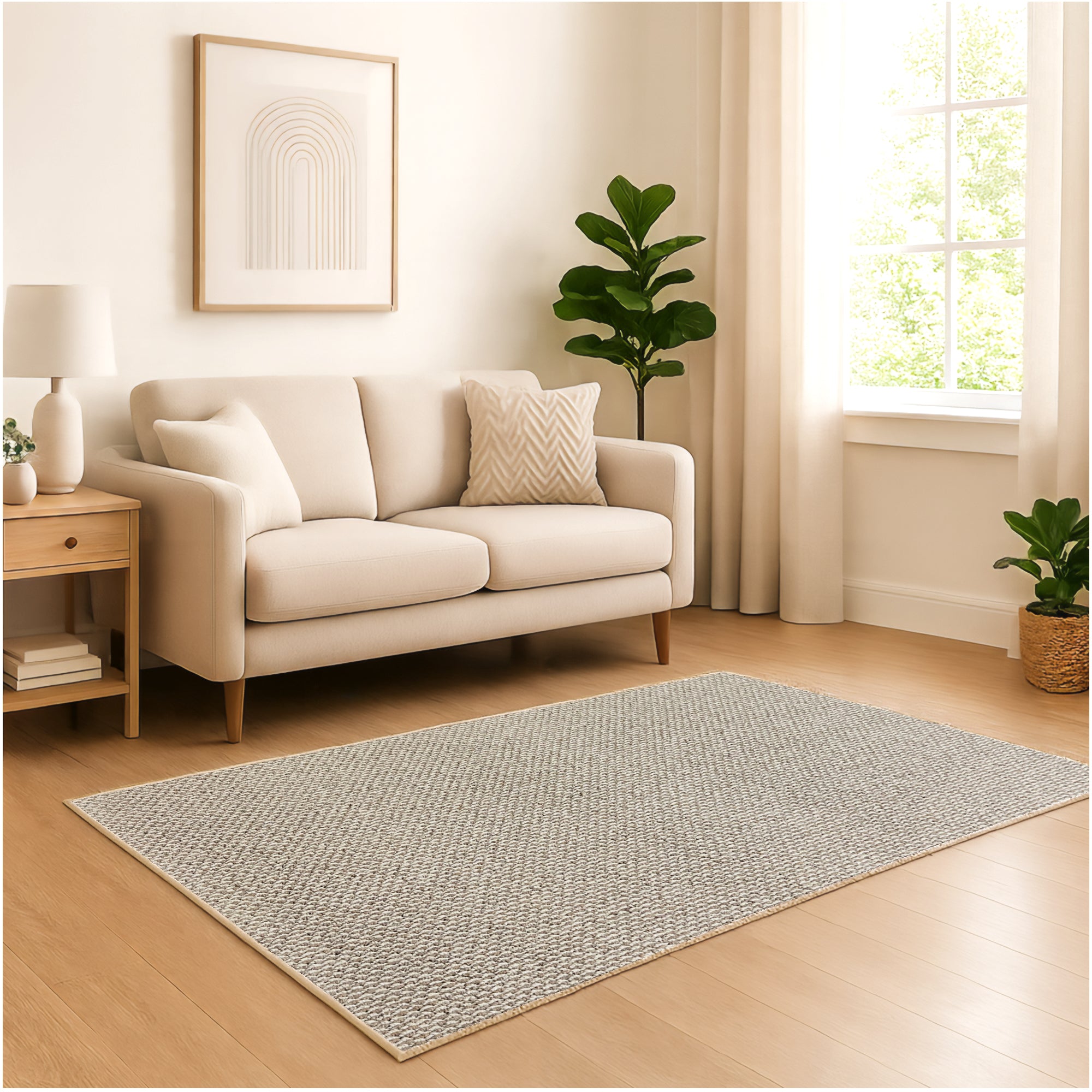Starlight Level Berber Loop Indoor Area Rug Carpet Collection