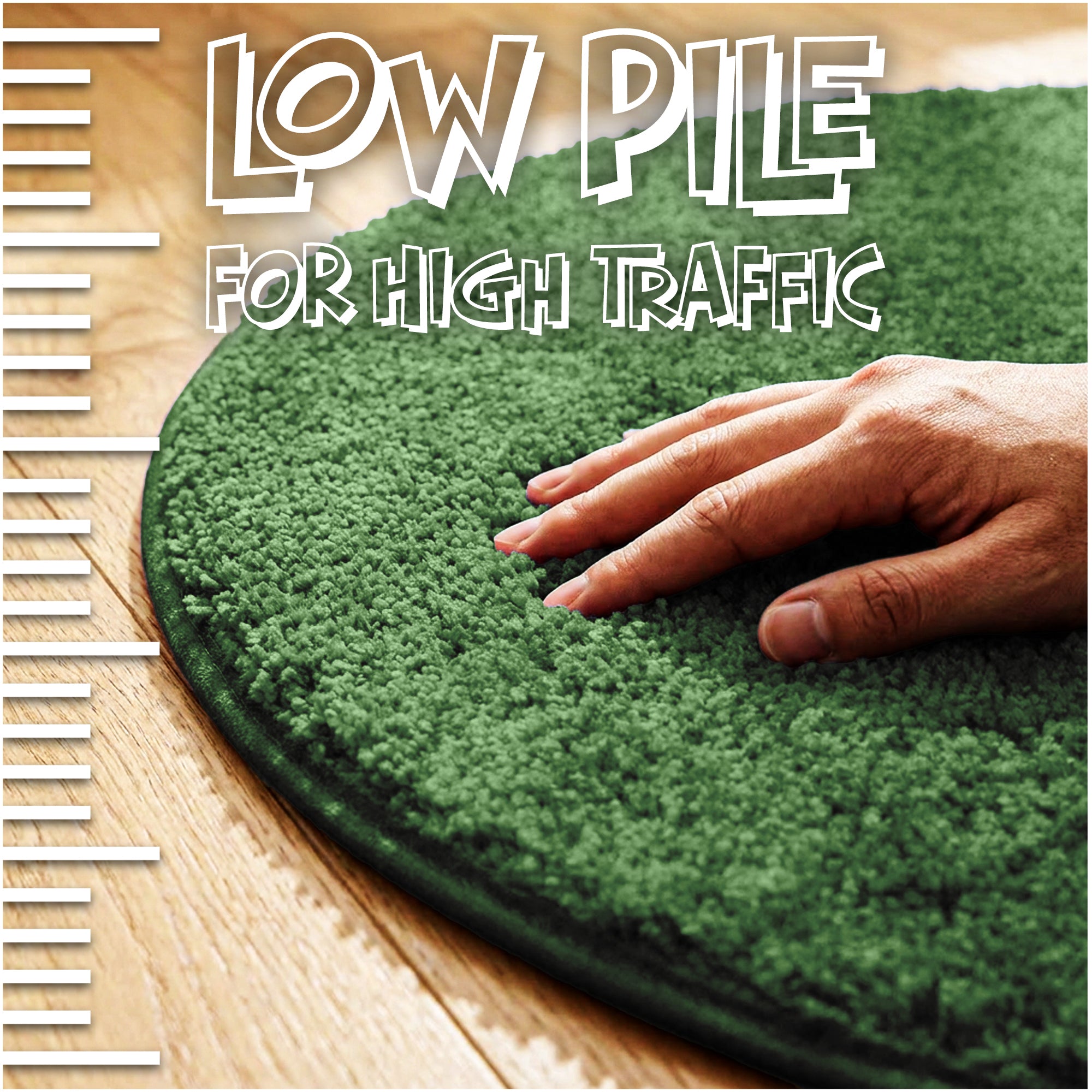 Children’s Classroom Carpet Circle Seats – Multiple Colors | 18” Round Soft Floor Cushions