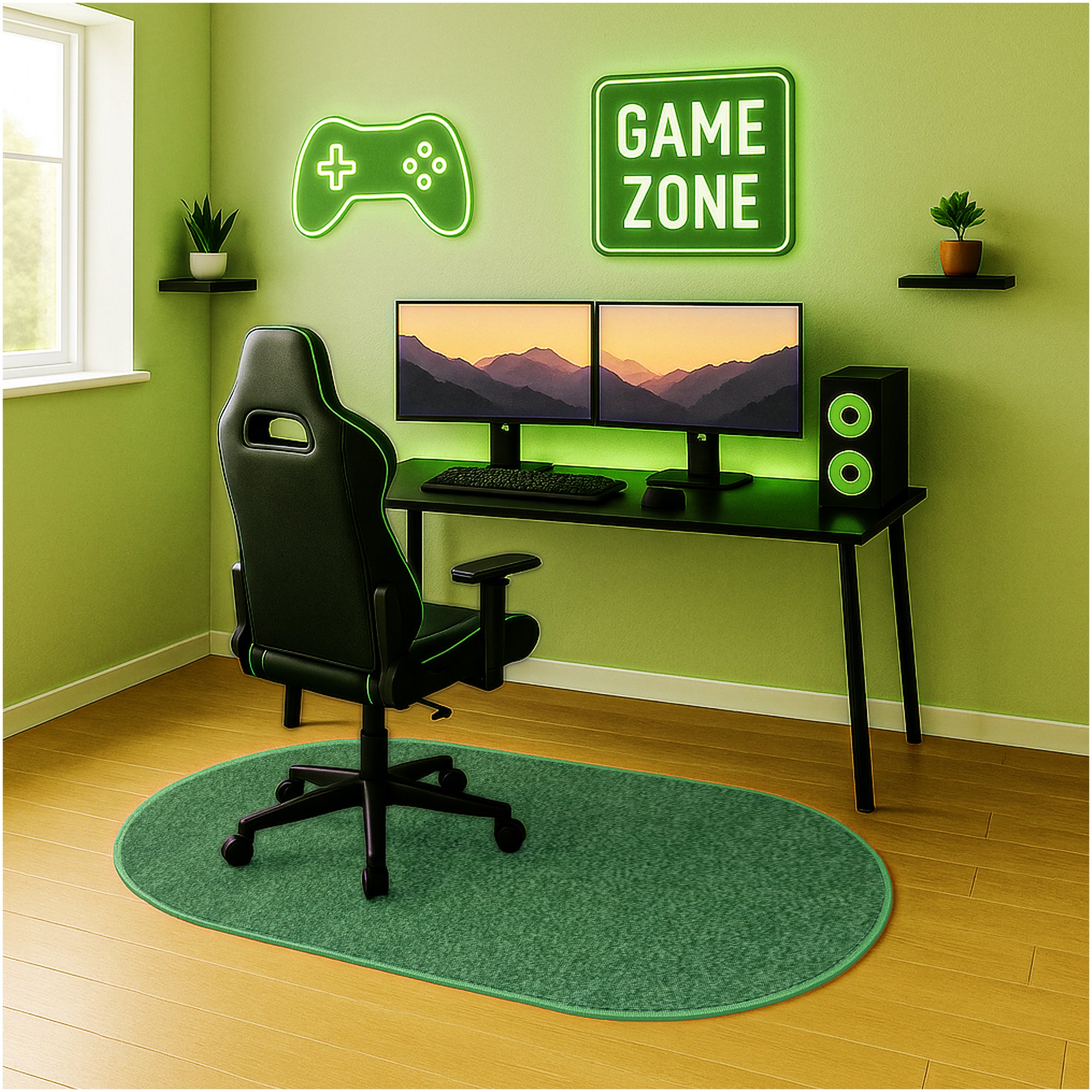 Kid Crossing Soft Area Rug – Colorful Collection, Custom Sizes Available