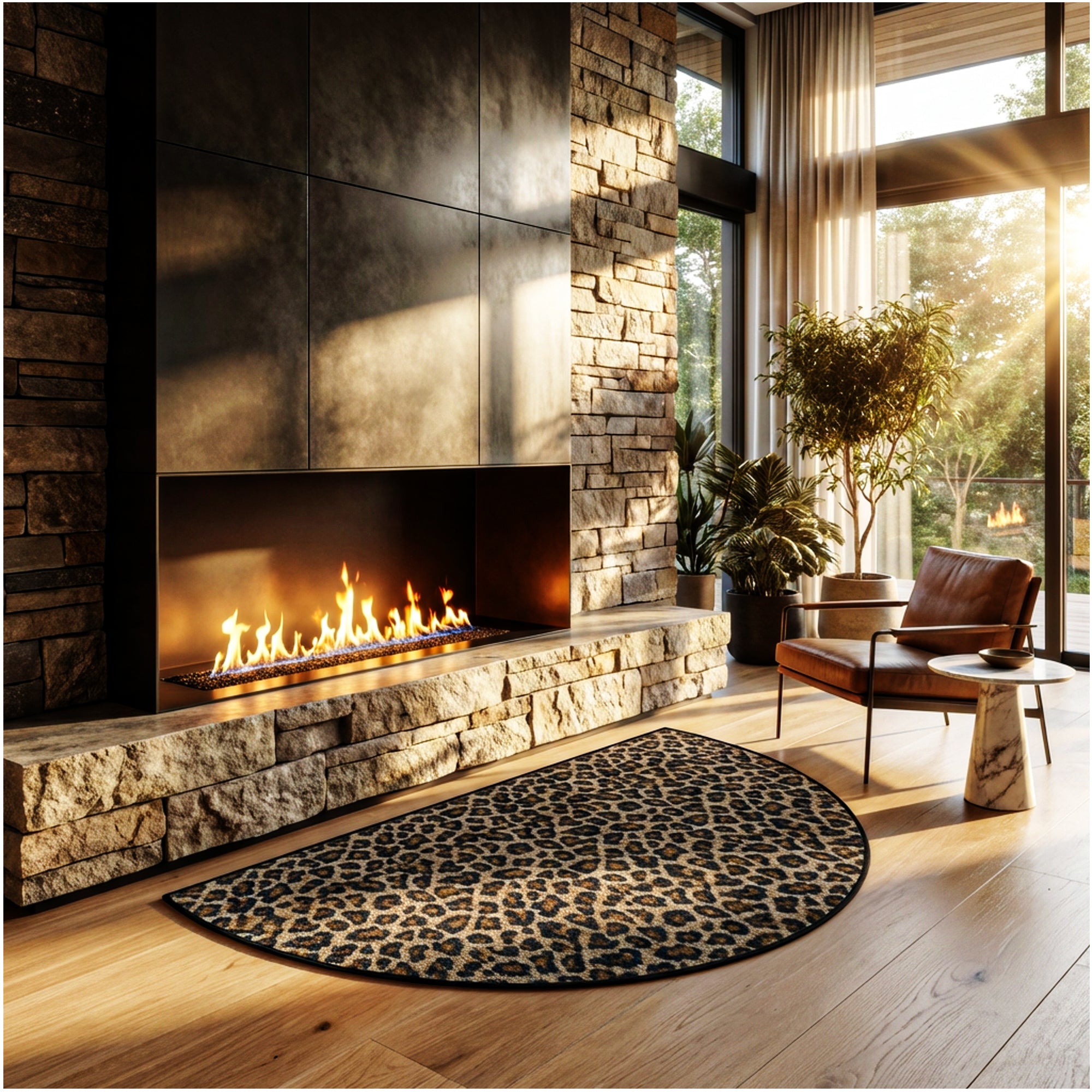 Milliken Exotic Journey Leopold Indoor Area Rug – Custom Size