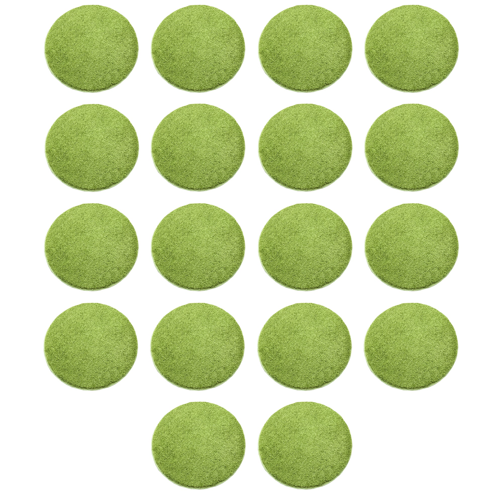 Children’s Classroom Carpet Circle Seats – Multiple Colors | 18” Round Soft Floor Cushions