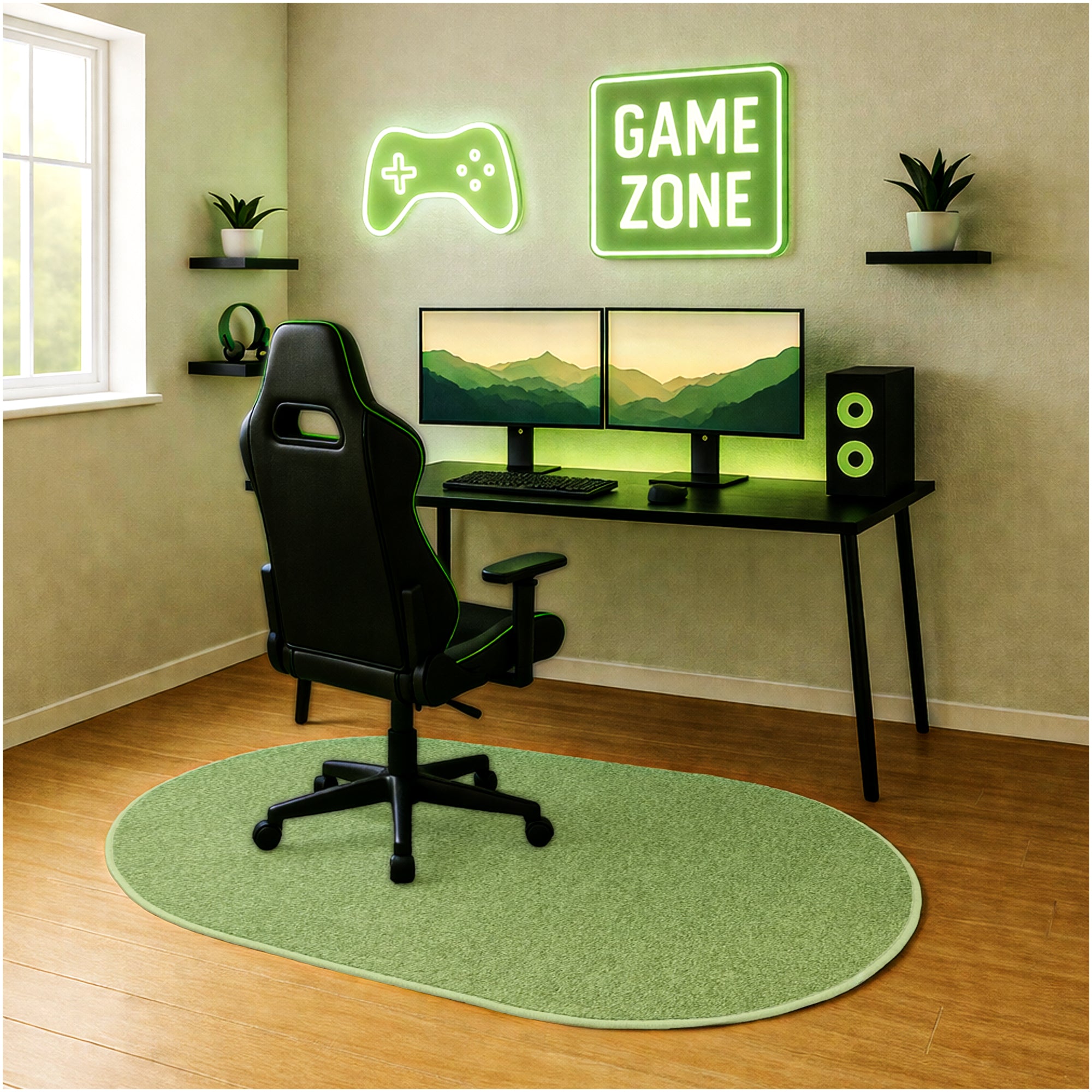 Kid Crossing Soft Area Rug – Colorful Collection, Custom Sizes Available