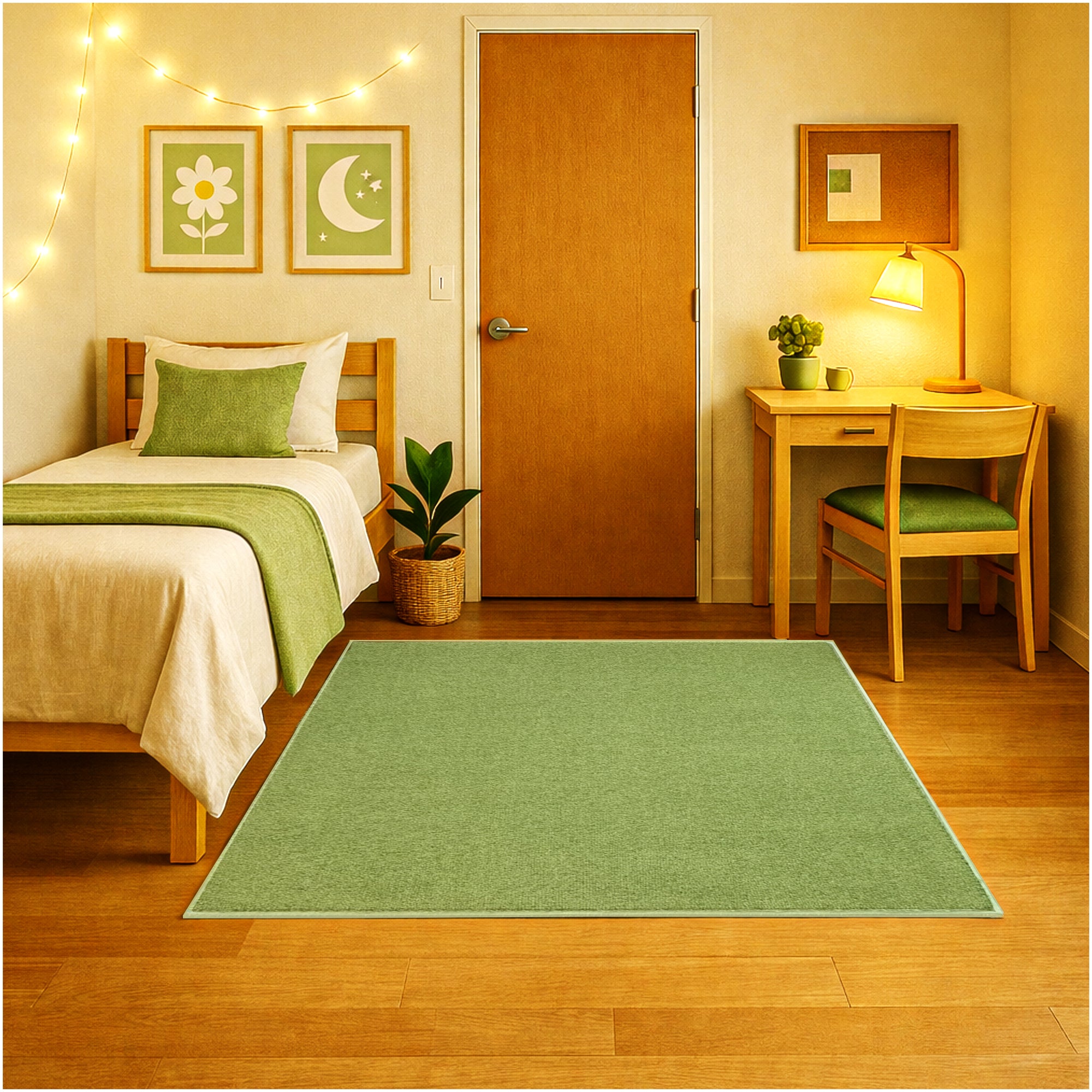 Kid Crossing Soft Area Rug – Colorful Collection, Custom Sizes Available