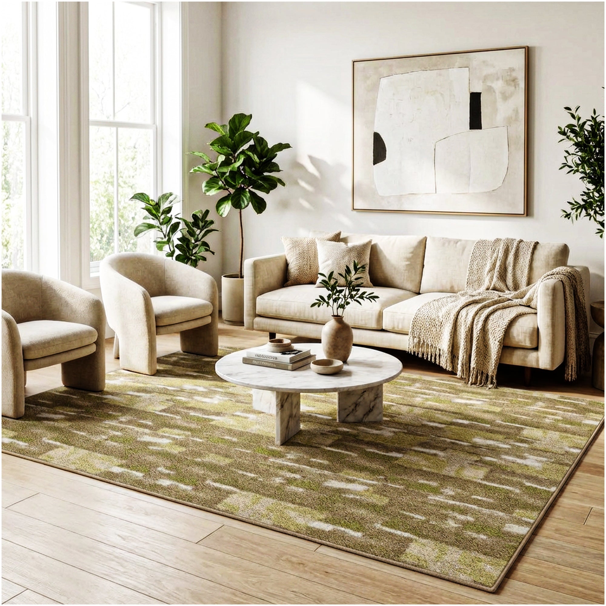 Milliken Cantera Indoor Area Rug | Standard Sizes & Color Options