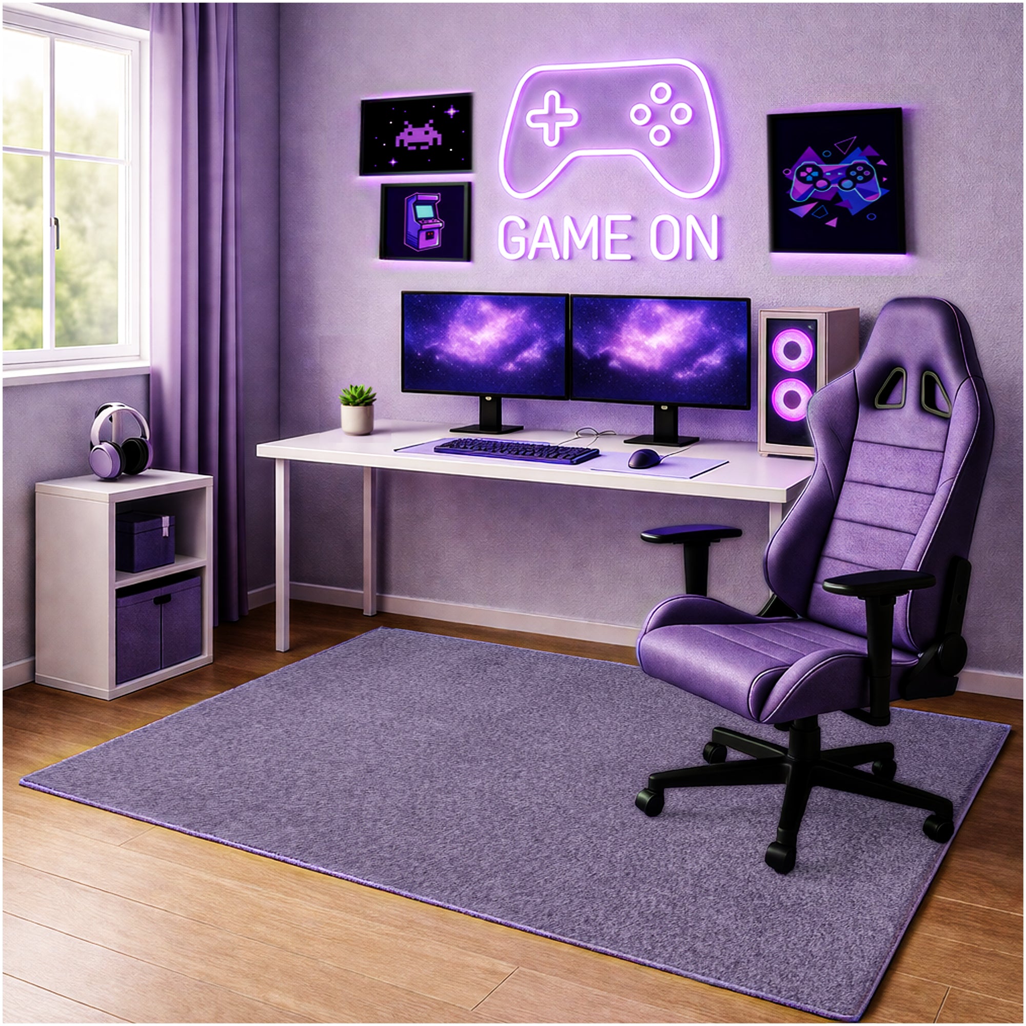 Kid Crossing Soft Area Rug – Colorful Collection, Custom Sizes Available