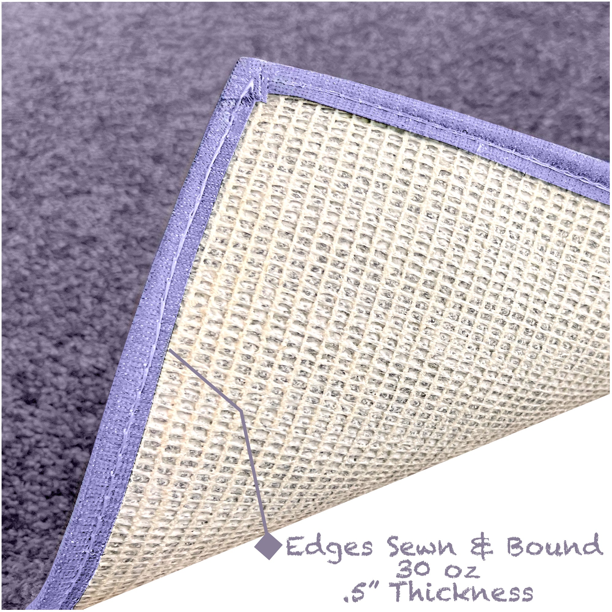 Kid Crossing Soft Area Rug – Colorful Collection, Custom Sizes Available