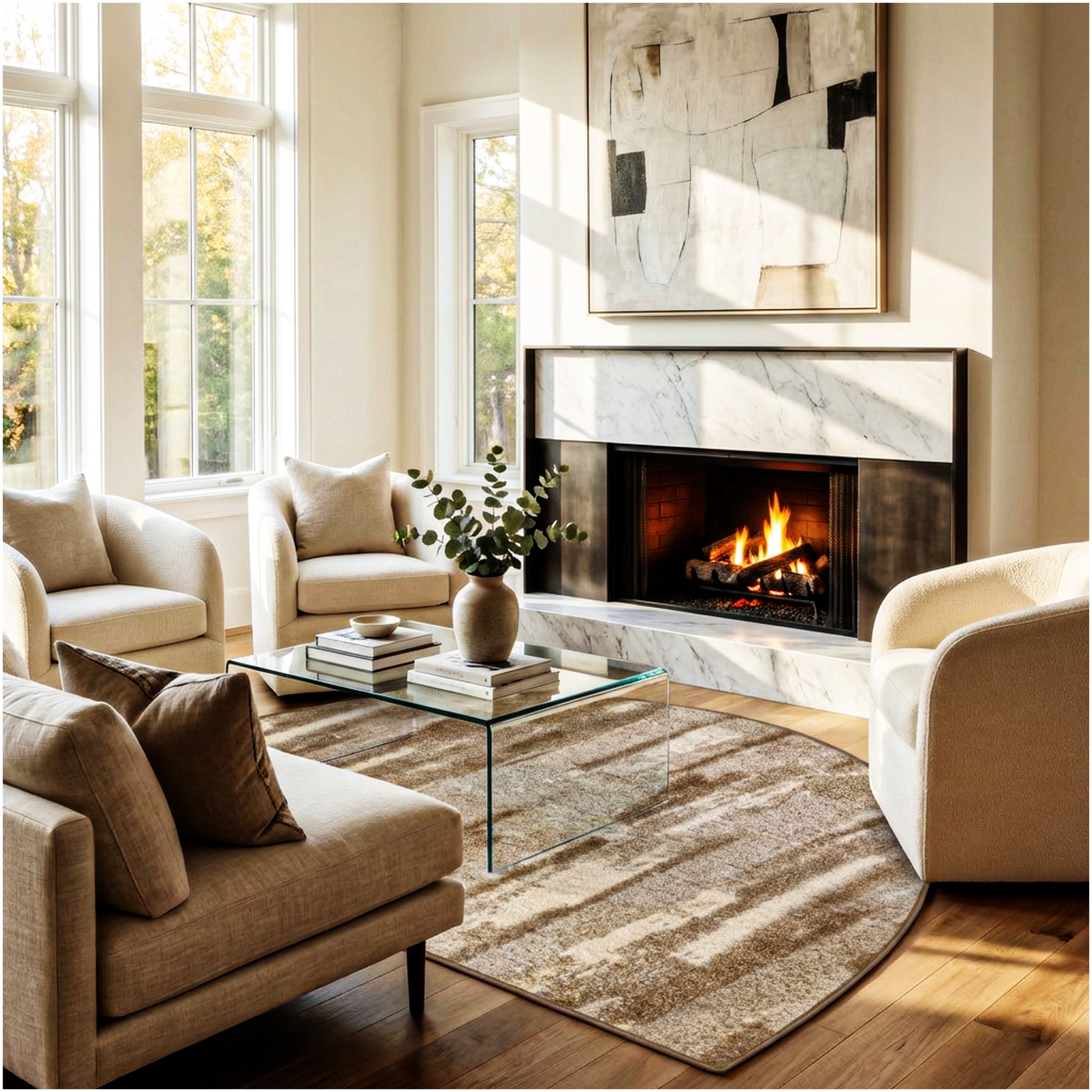 Milliken Cantera Indoor Area Rug | Standard Sizes & Color Options