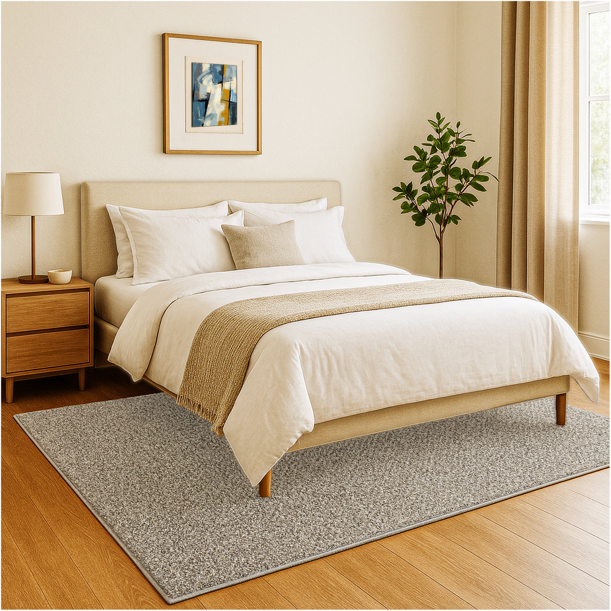 Toast of the Town Plush Frieze Area Rug