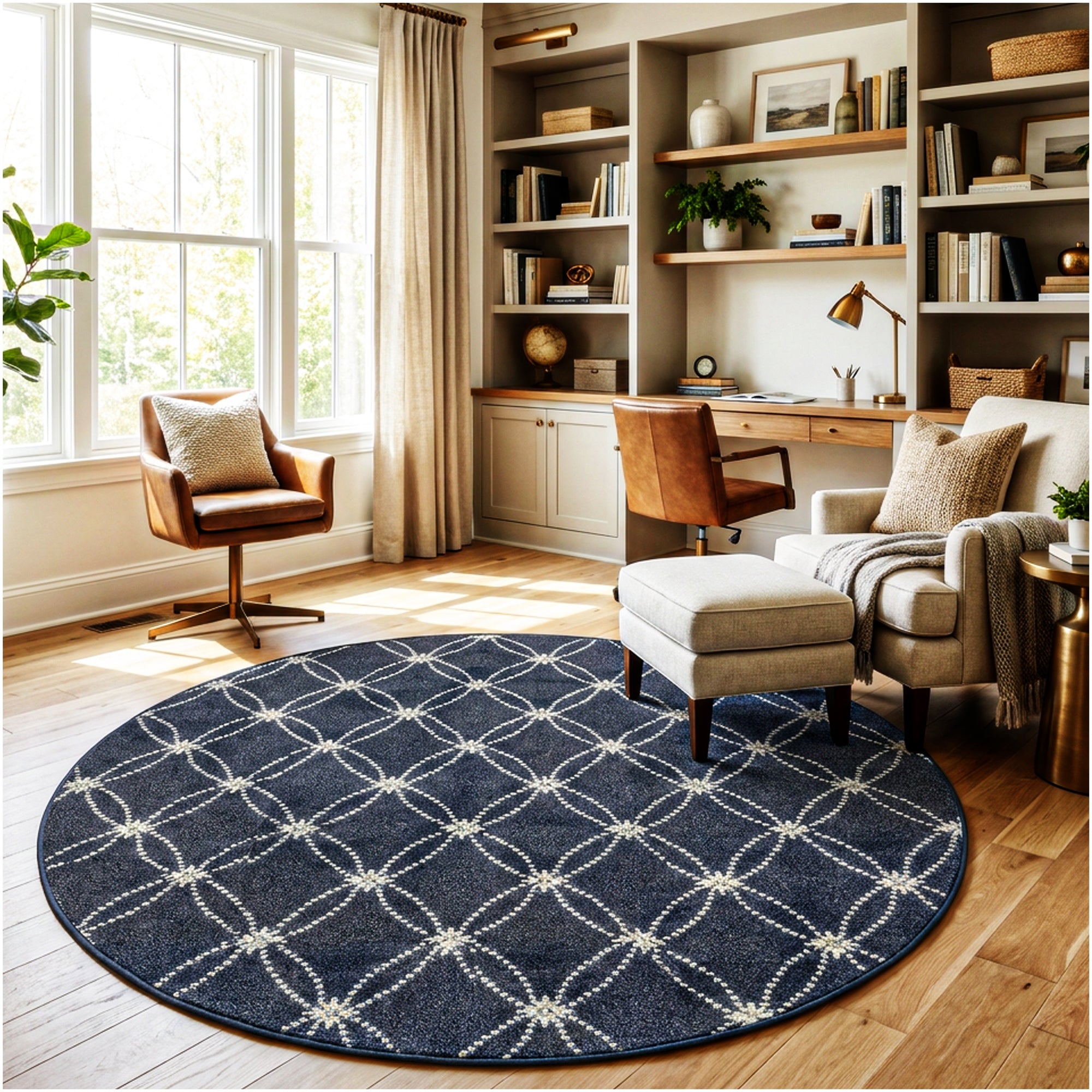 Milliken Charthouse Pattern Indoor Area Rug – 40 oz Cut Pile, Custom Sizes & Colors