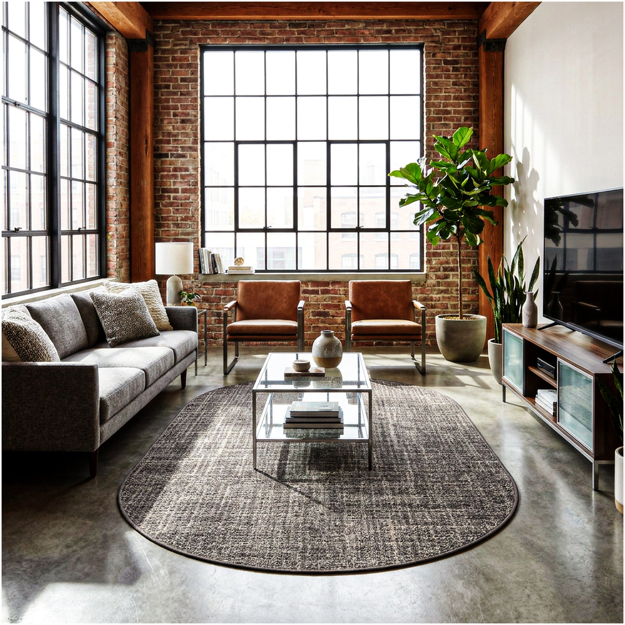 Milliken Stitches Indoor Area Rug – Standard Sizes & Color Options