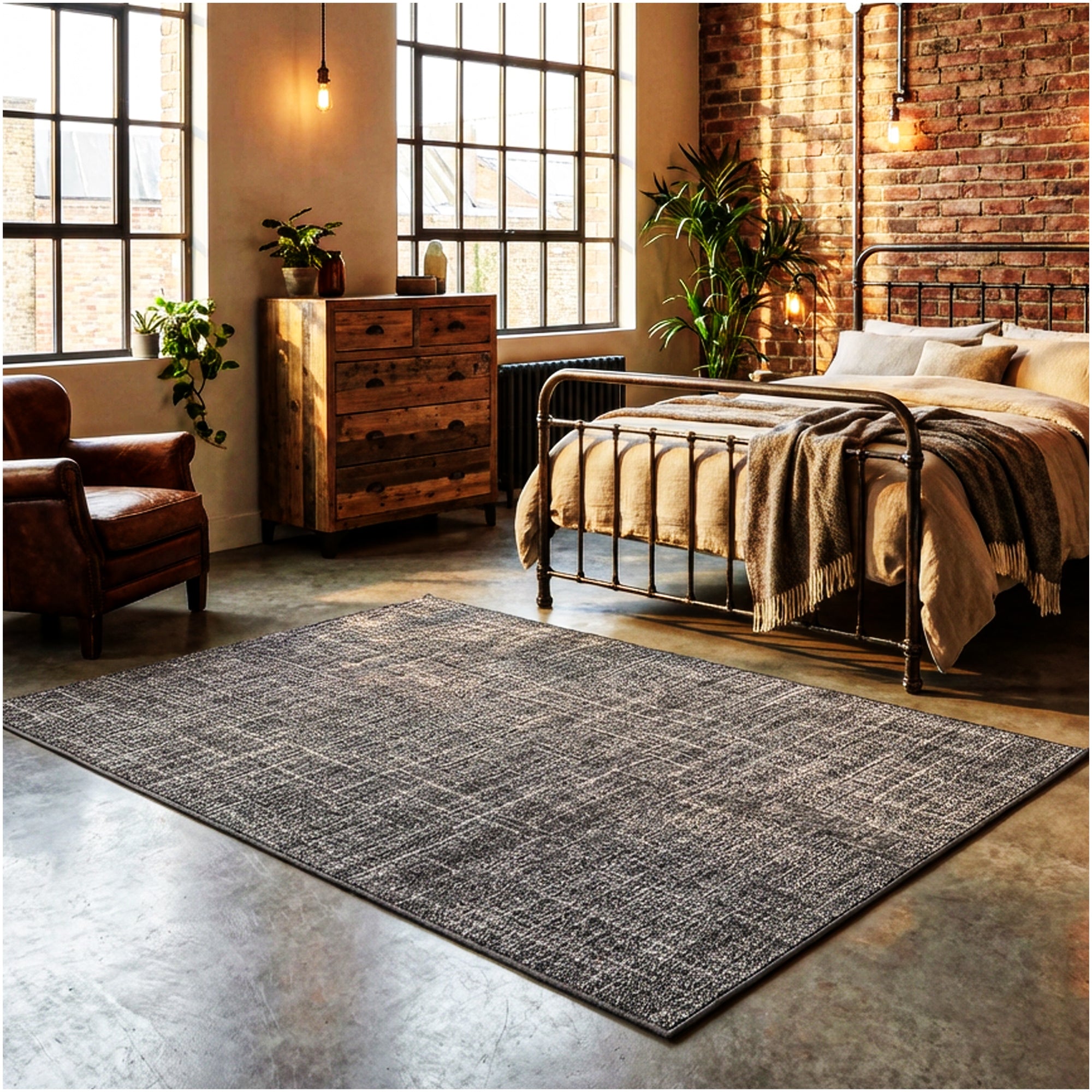 Milliken Stitches Indoor Area Rug – Standard Sizes & Color Options