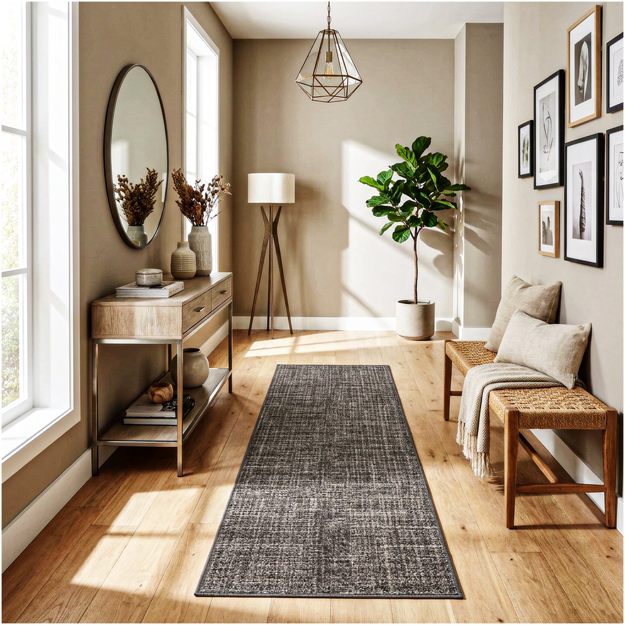 Milliken Stitches Indoor Area Rug – Standard Sizes & Color Options