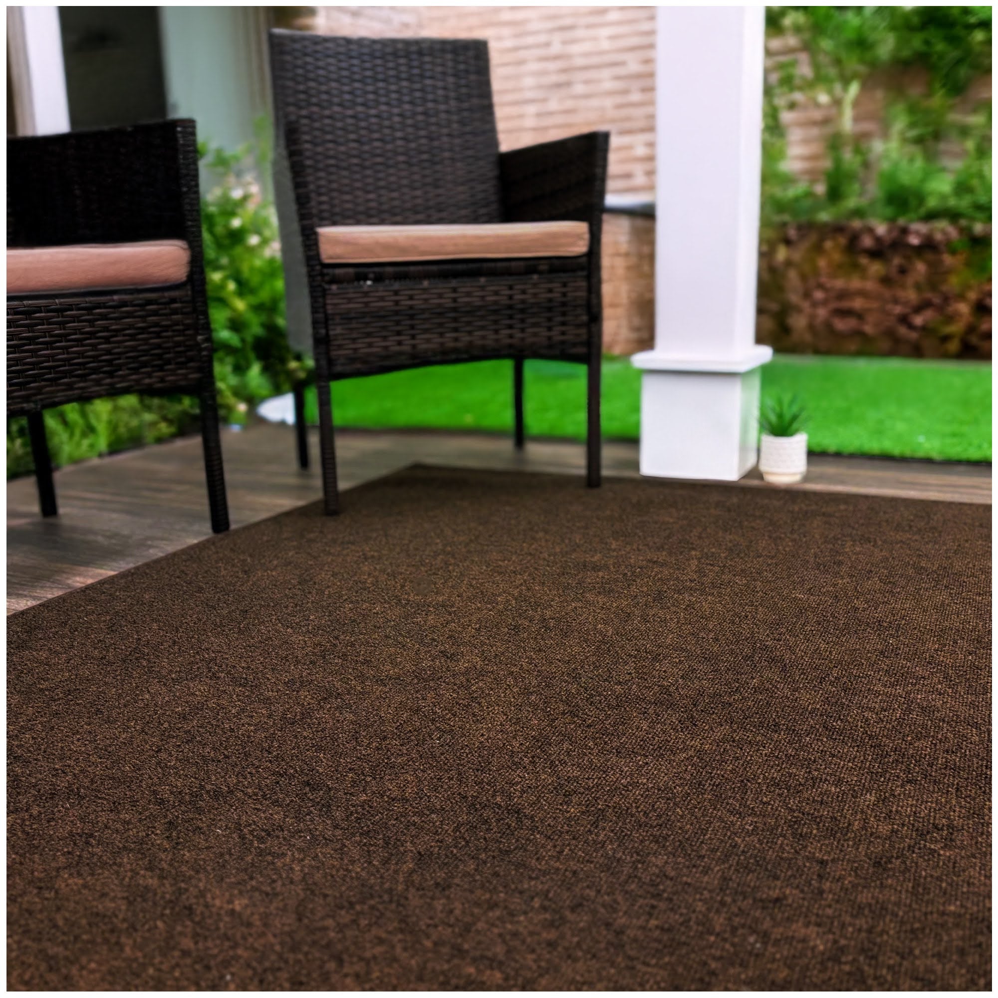 Ribbed Indoor-Outdoor Area Rug