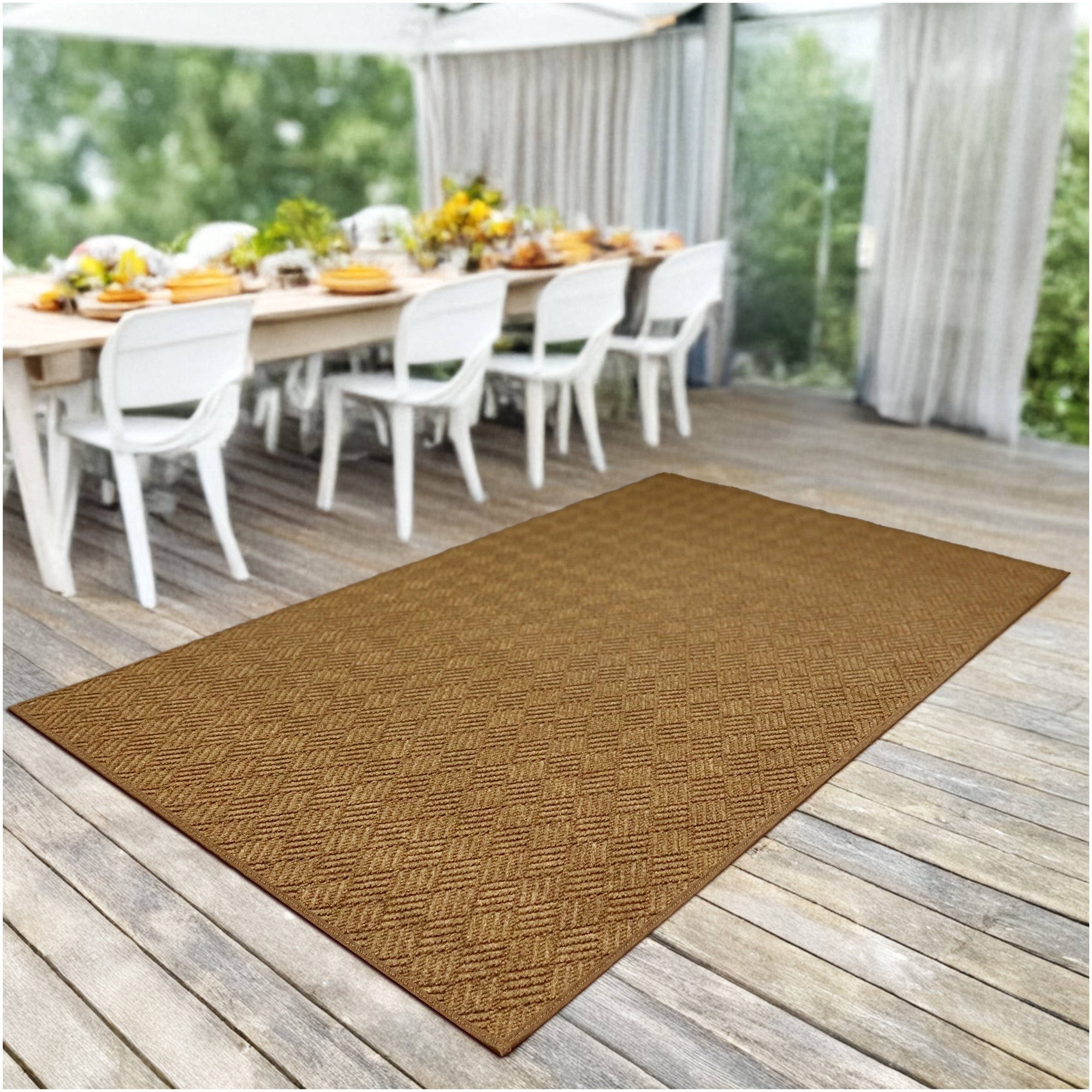 Dreamweaver Indoor/Outdoor Area Rug | Custom Size & Shape, 1/4" Thick