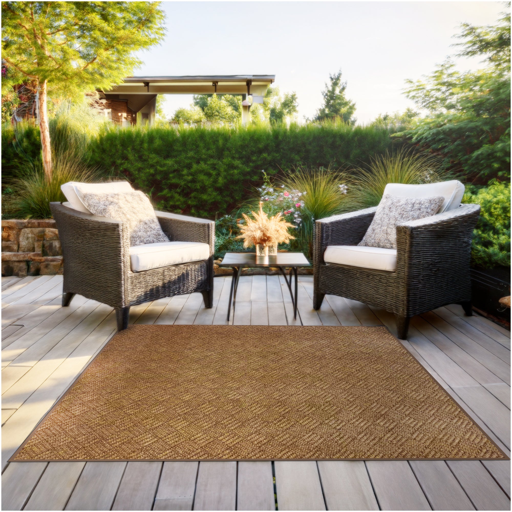 Dreamweaver Indoor/Outdoor Area Rug | Custom Size & Shape, 1/4" Thick