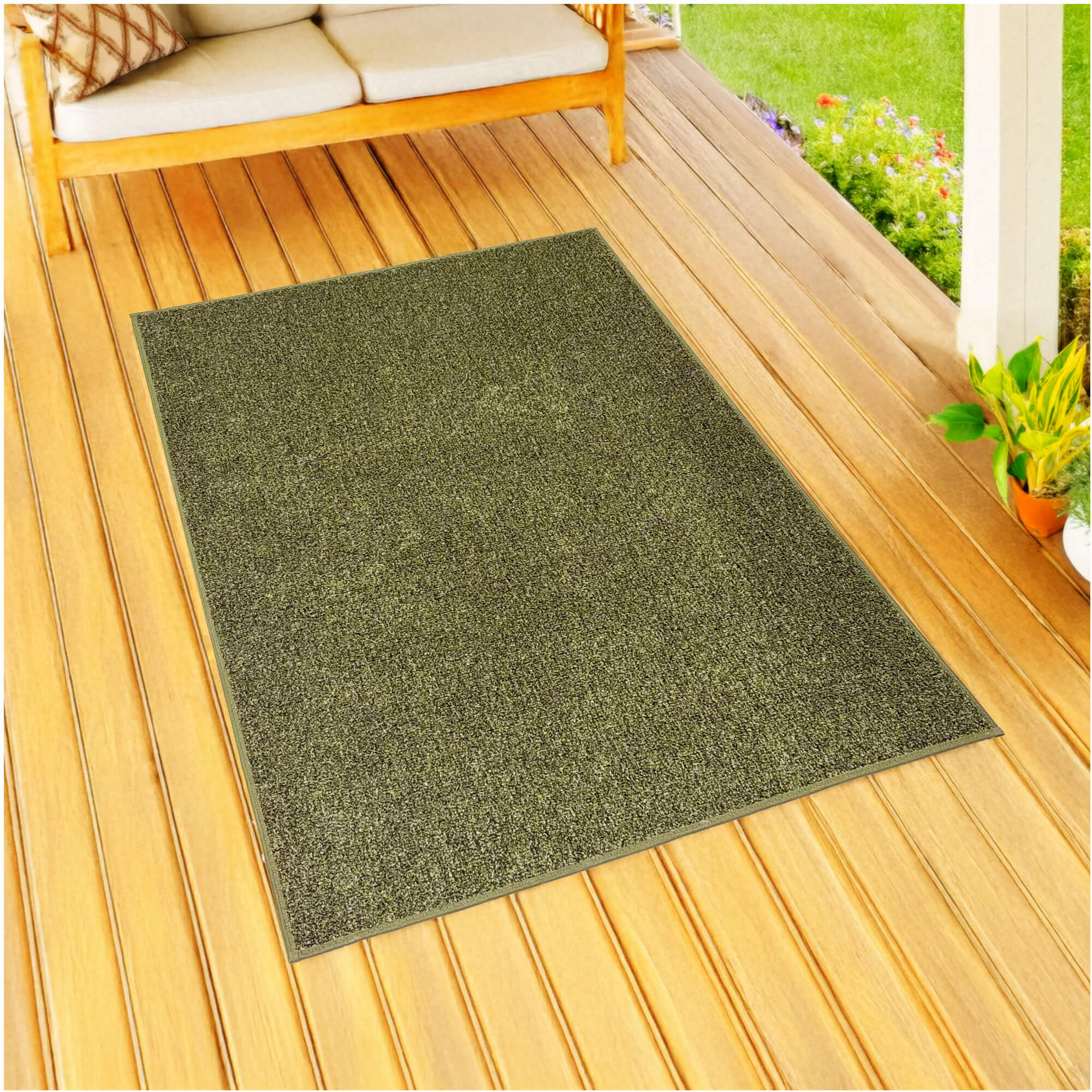 Arbor View Premium Artificial Grass Rug – Custom Sizes Available