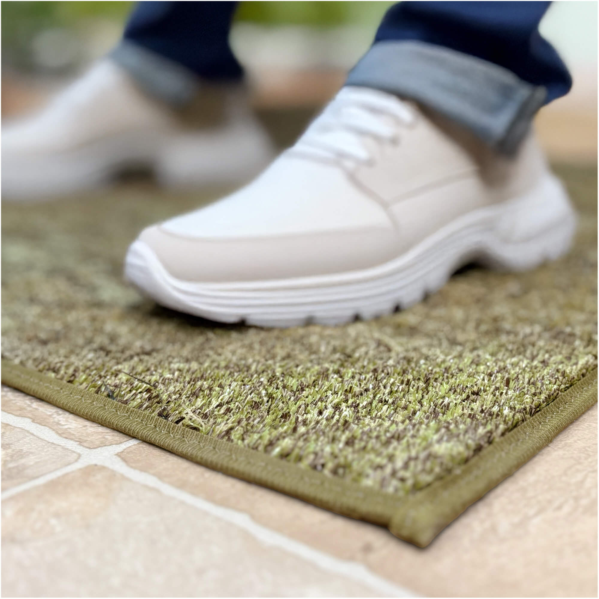 Cabana Tweed Artificial Grass Turf Rug – 3/8” Thick Ultra Turf Carpet, Custom Size, 7 Colors