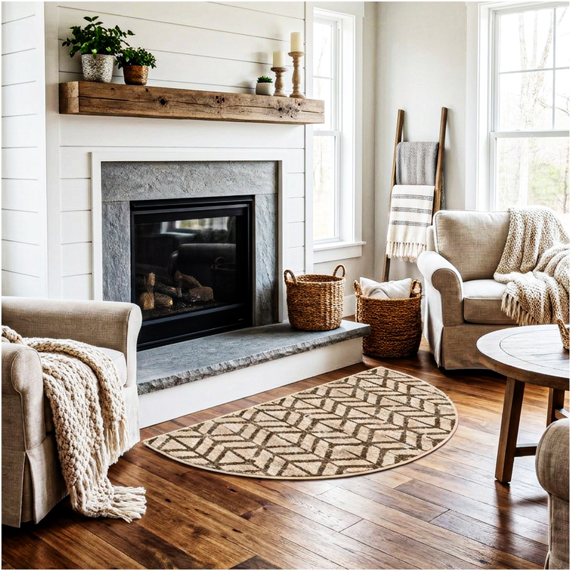 Traveler’s Path Indoor Area Rug – 40 oz Cut Pile, Custom Sizes & Colors
