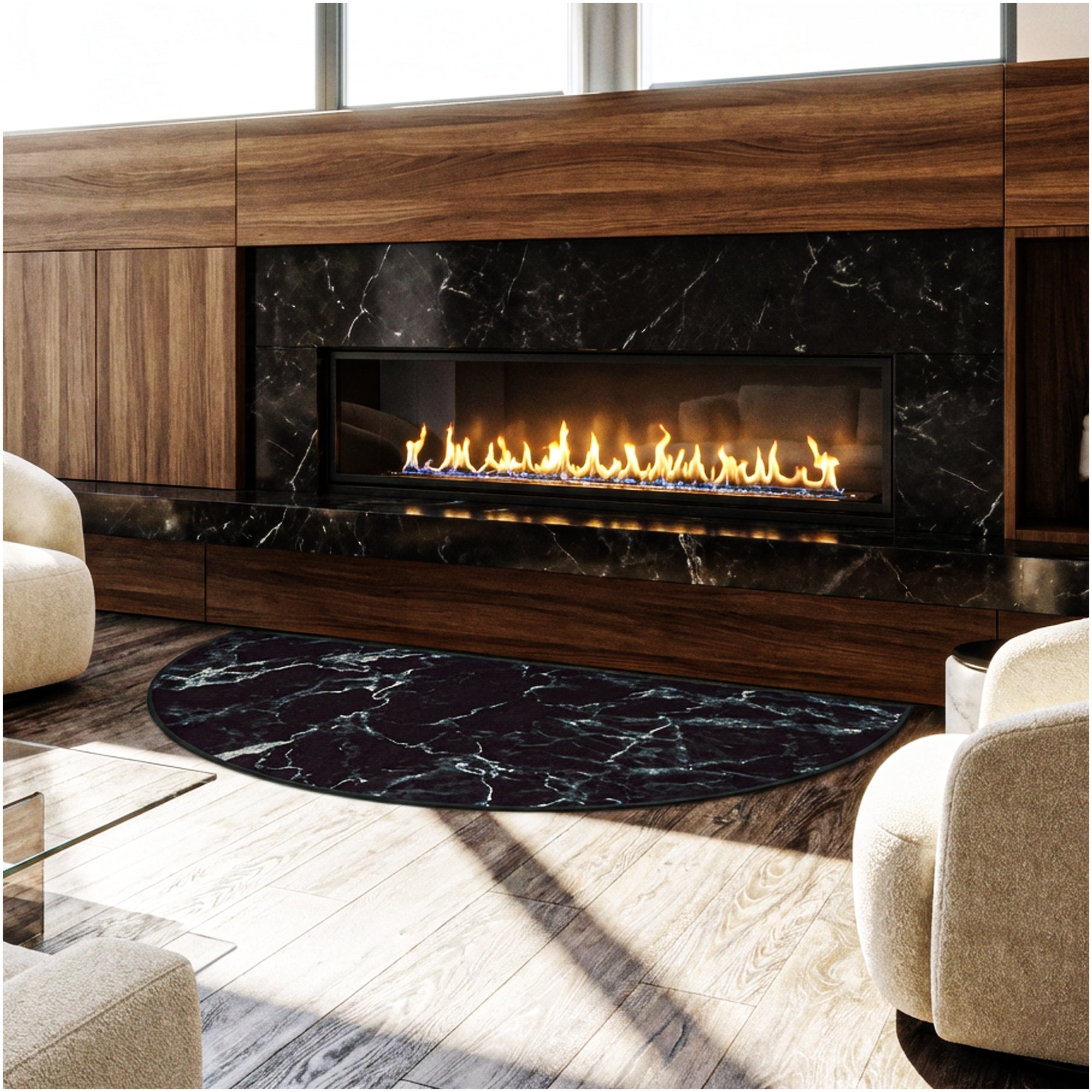 Milliken Cavatori Marble Pattern Indoor Area Rug – 3/8″ Thick, 40 oz Cut Pile