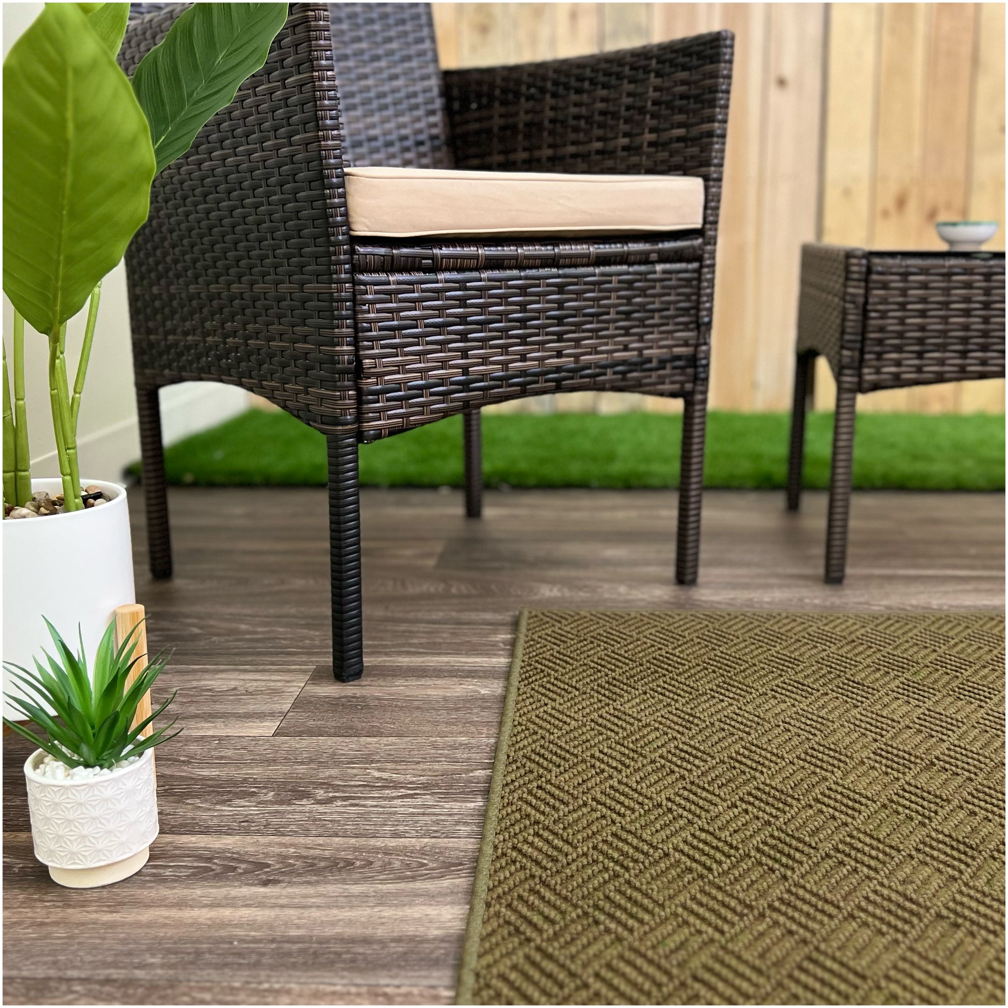 Dreamweaver Indoor/Outdoor Area Rug | Custom Size & Shape, 1/4" Thick