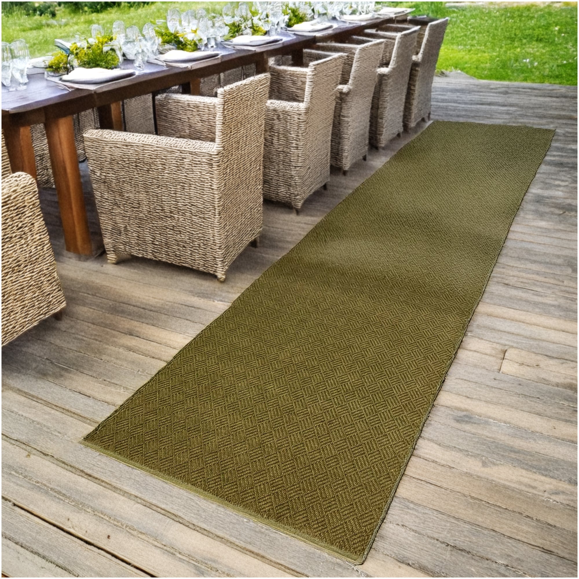 Dreamweaver Indoor/Outdoor Area Rug | Custom Size & Shape, 1/4" Thick