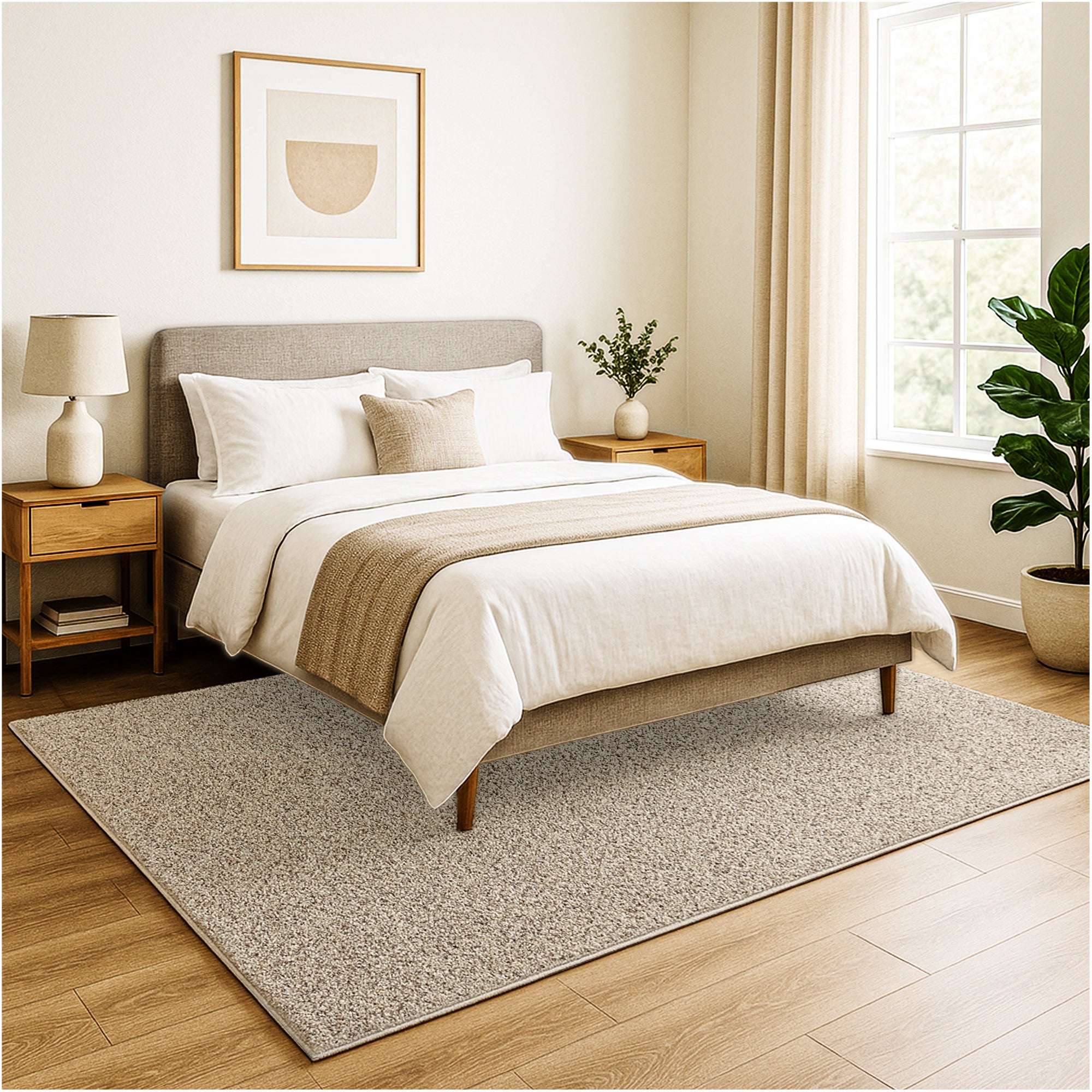 Toast of the Town Plush Frieze Area Rug