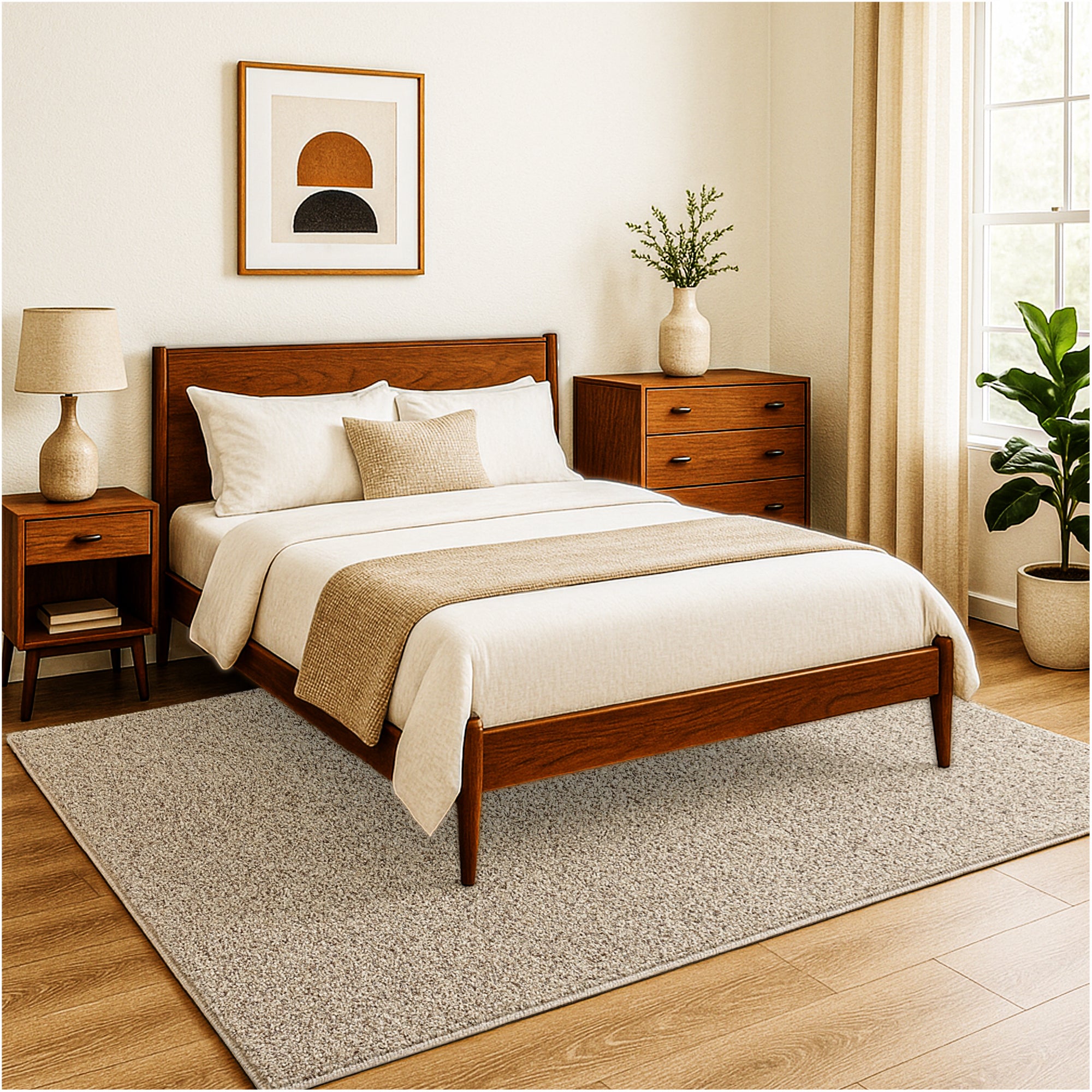 Toast of the Town Plush Frieze Area Rug