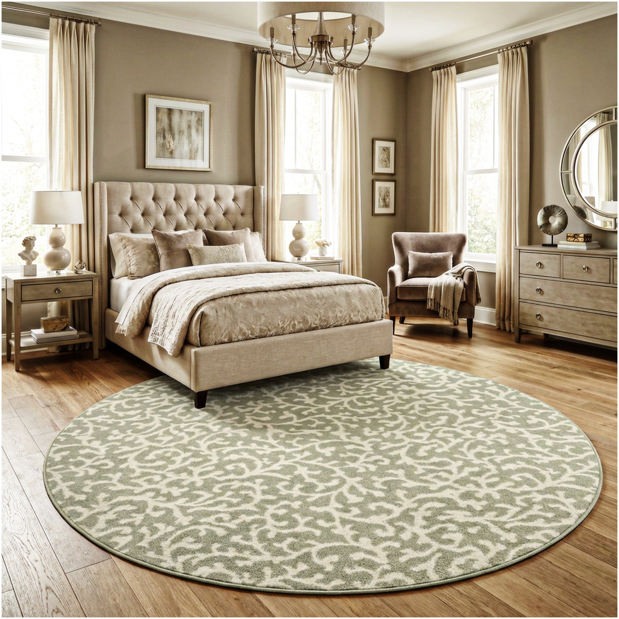 Milliken Coral Springs Indoor Area Rug | Standard Sizes & Color Options