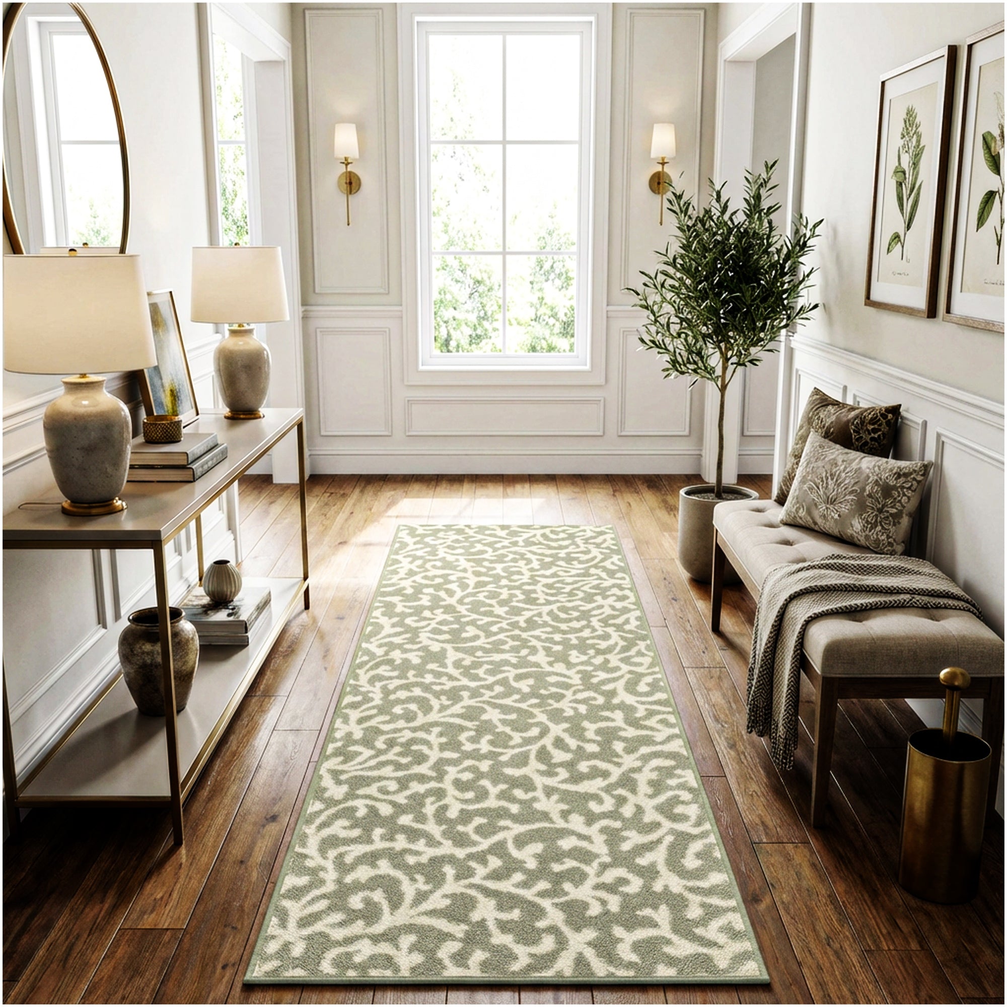 Milliken Coral Springs Indoor Area Rug | Standard Sizes & Color Options