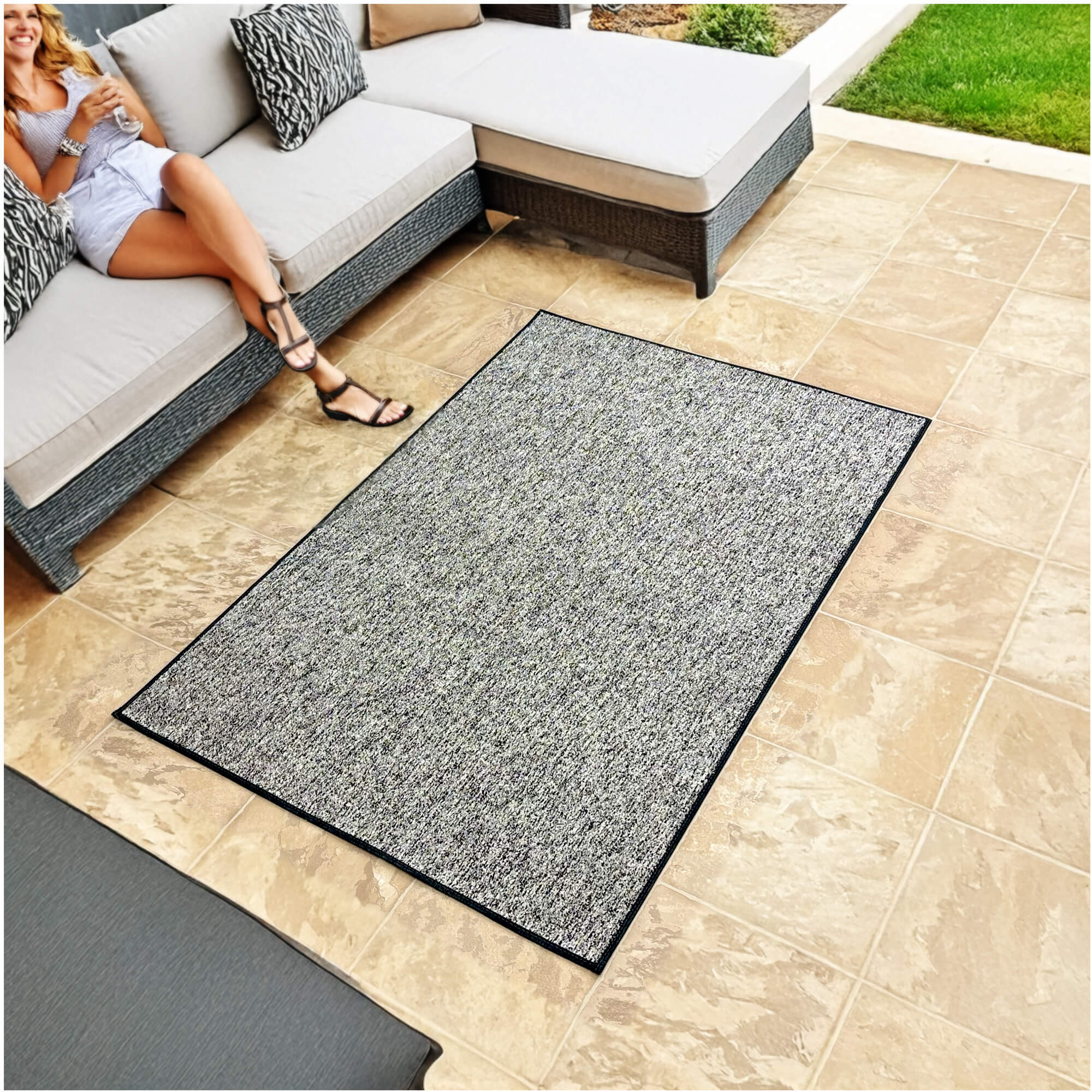 Arbor View Premium Artificial Grass Rug – Custom Sizes Available