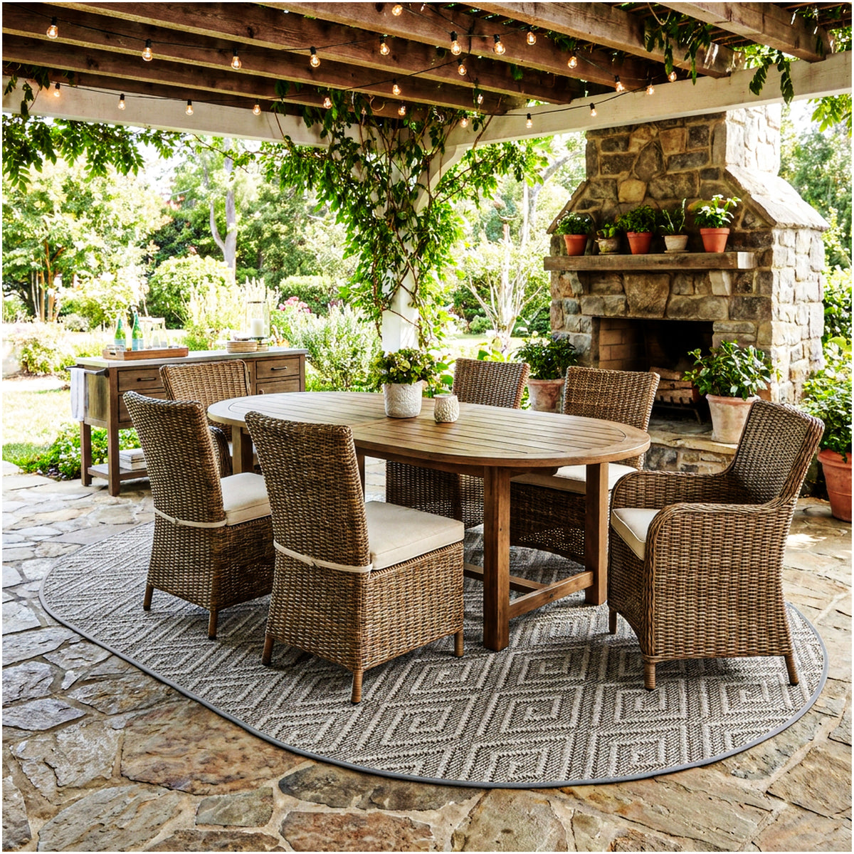 Curacao Custom Cut Indoor & Outdoor Area Rug – Custom Sizes