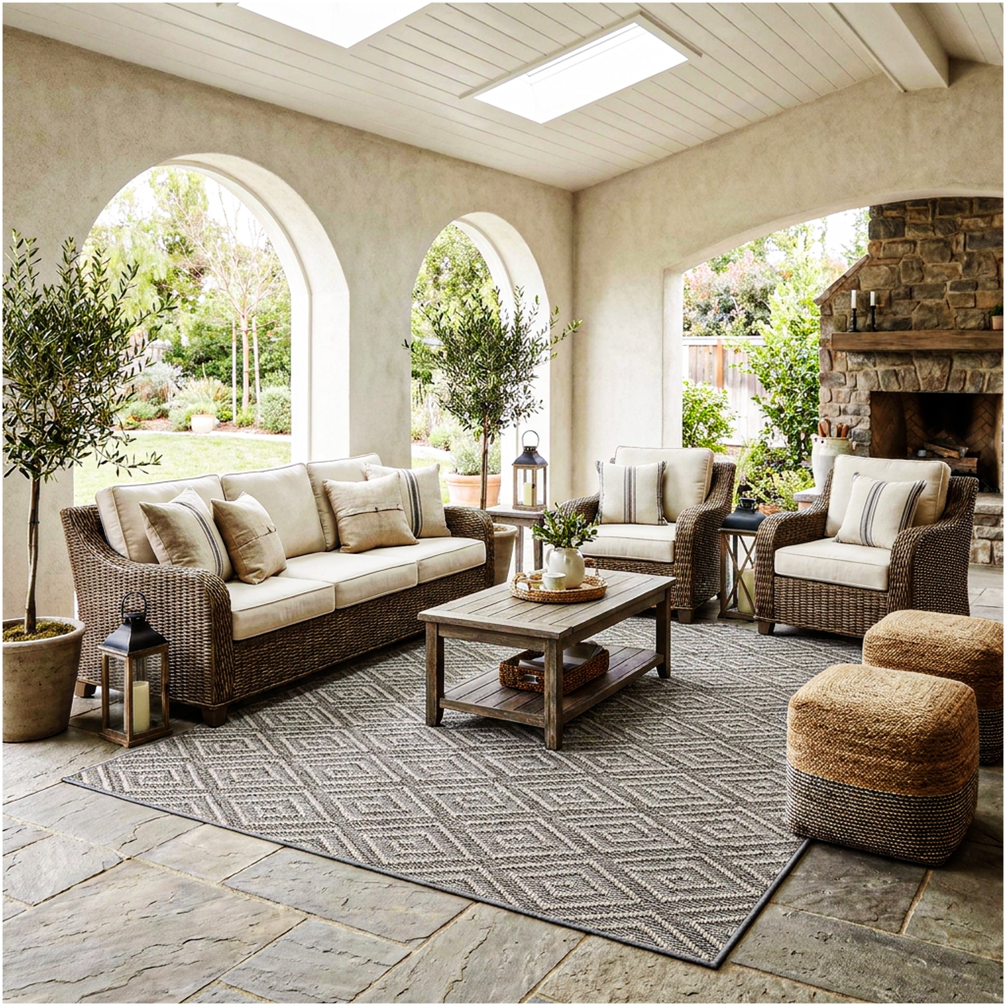 Curacao Custom Cut Indoor & Outdoor Area Rug – Custom Sizes